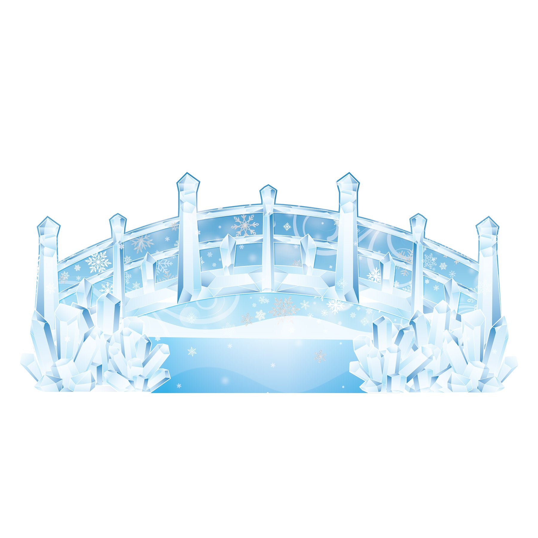 Winter Wonderland Bridge Stand-Up easel attached; assembly required Pack of 1