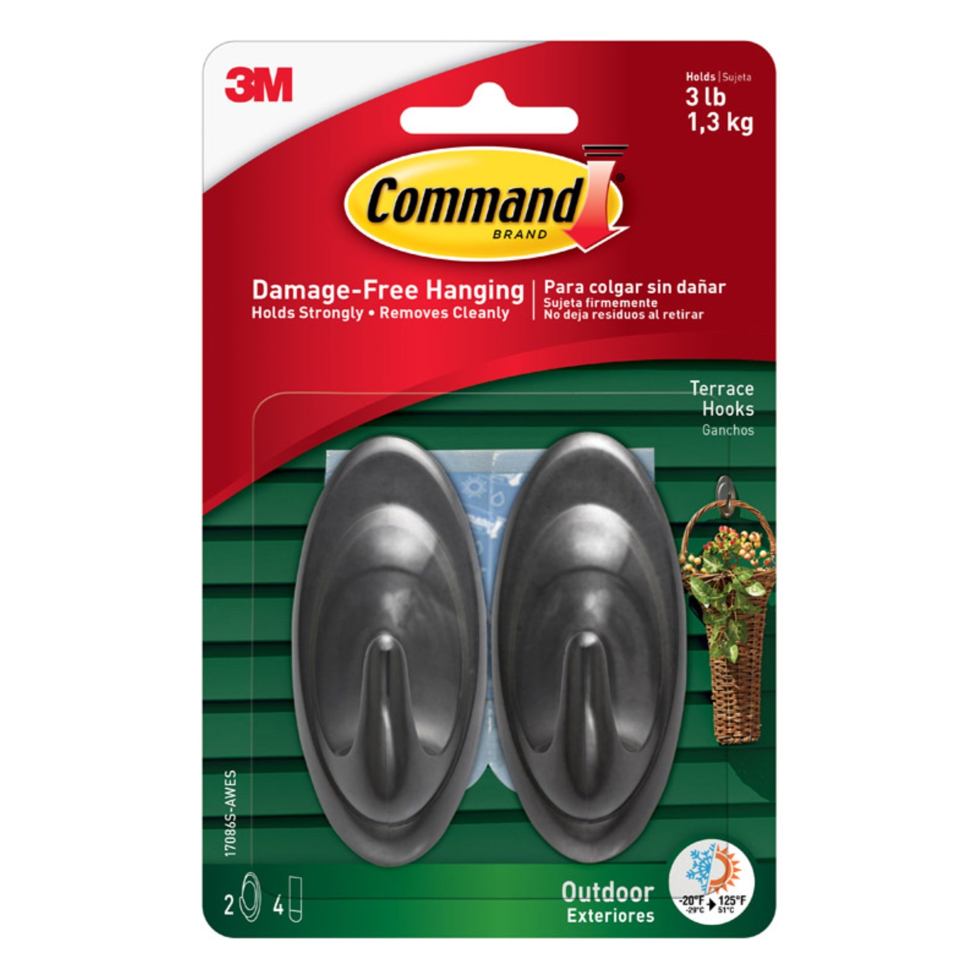 Outdoor Slate Hooks (Pack Of 4)