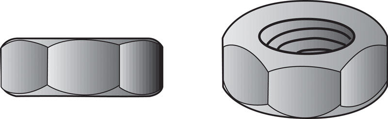 Hex Ms Nuts Z  10-24 (Pack Of 1)