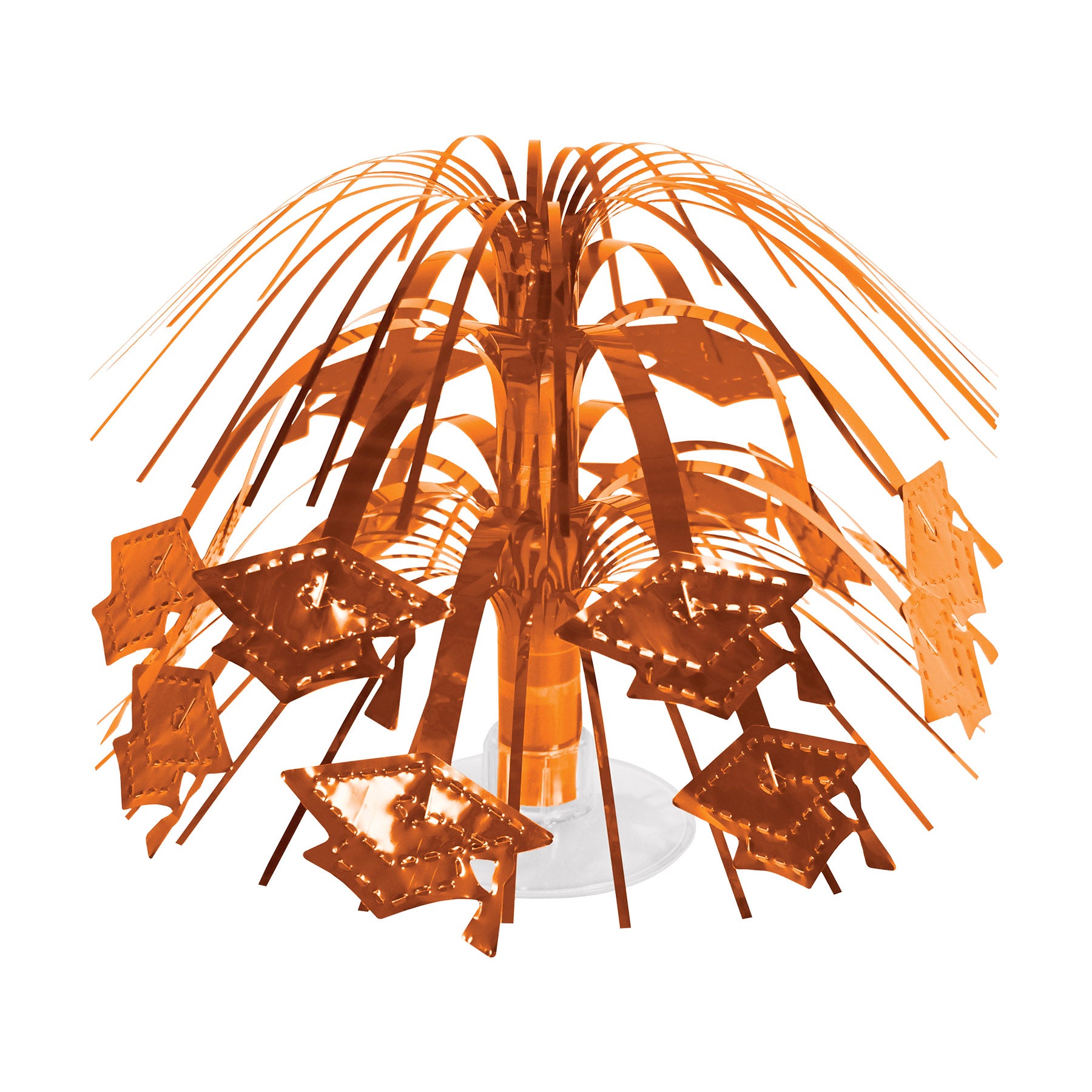 Beistle 56463-O Grad Cap Mini Cascade Centerpiece