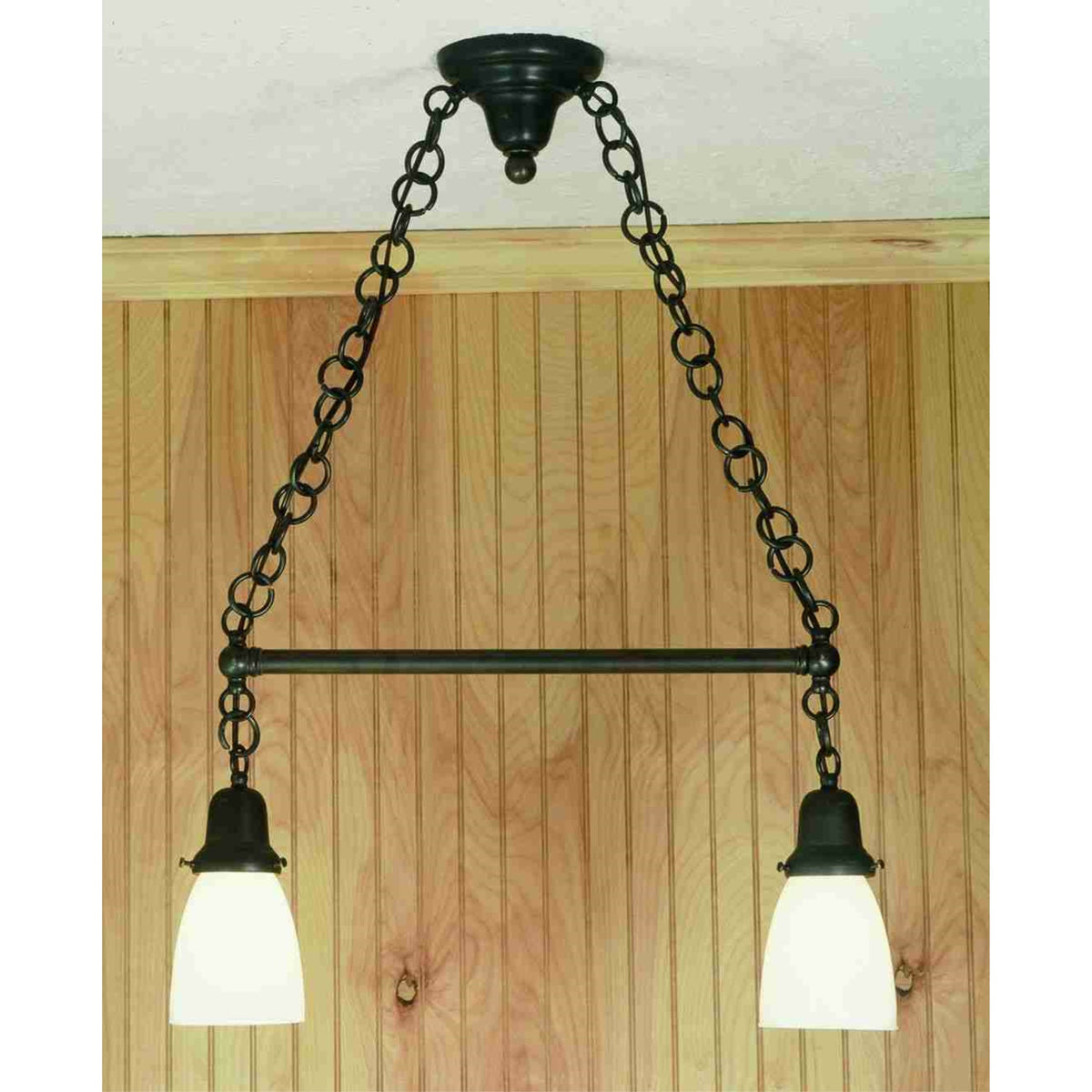 24'L Revival Oyster Bay Goblet 2 Lt Island Pendant