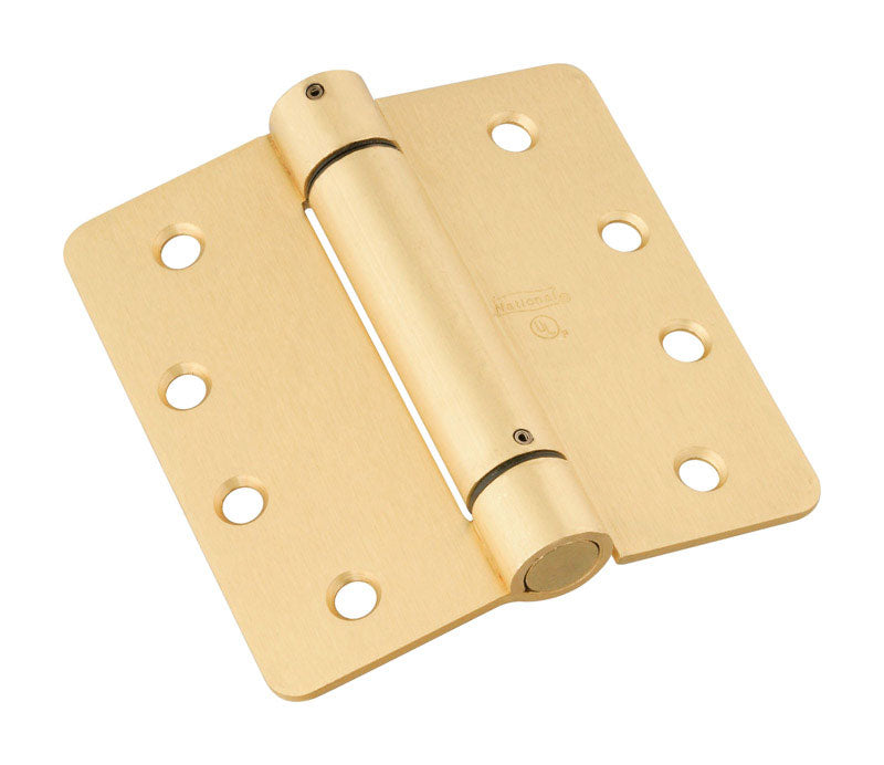 Spring Hinge Brass 4 In (Pack Of 1)