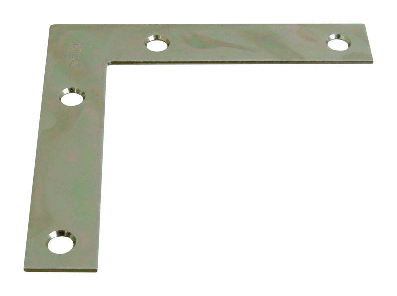 Corner Brace Zn 4X3/4 (Pack Of 1)