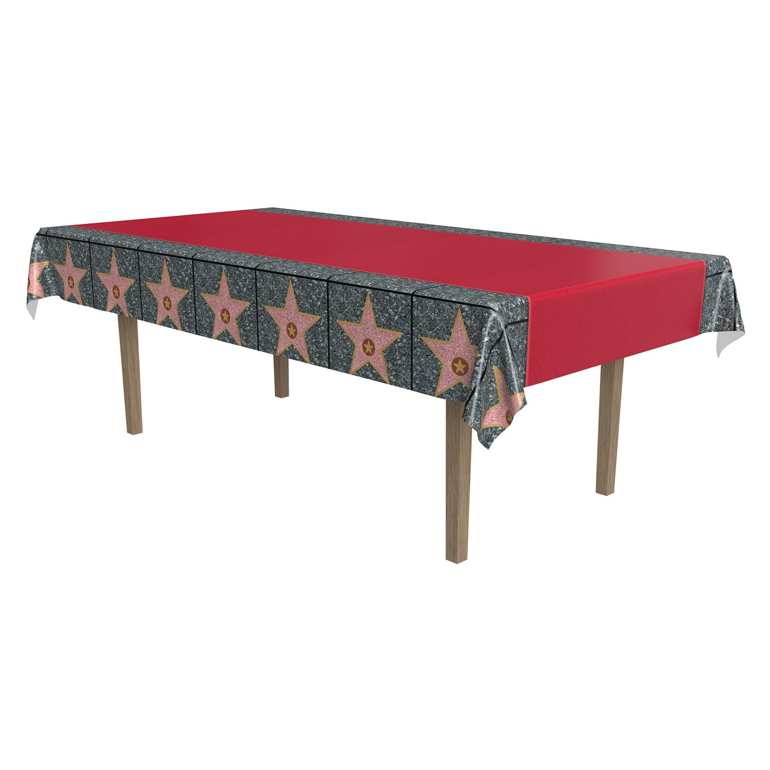 Red Carpet  Star  Tablecover (Pack of 12)