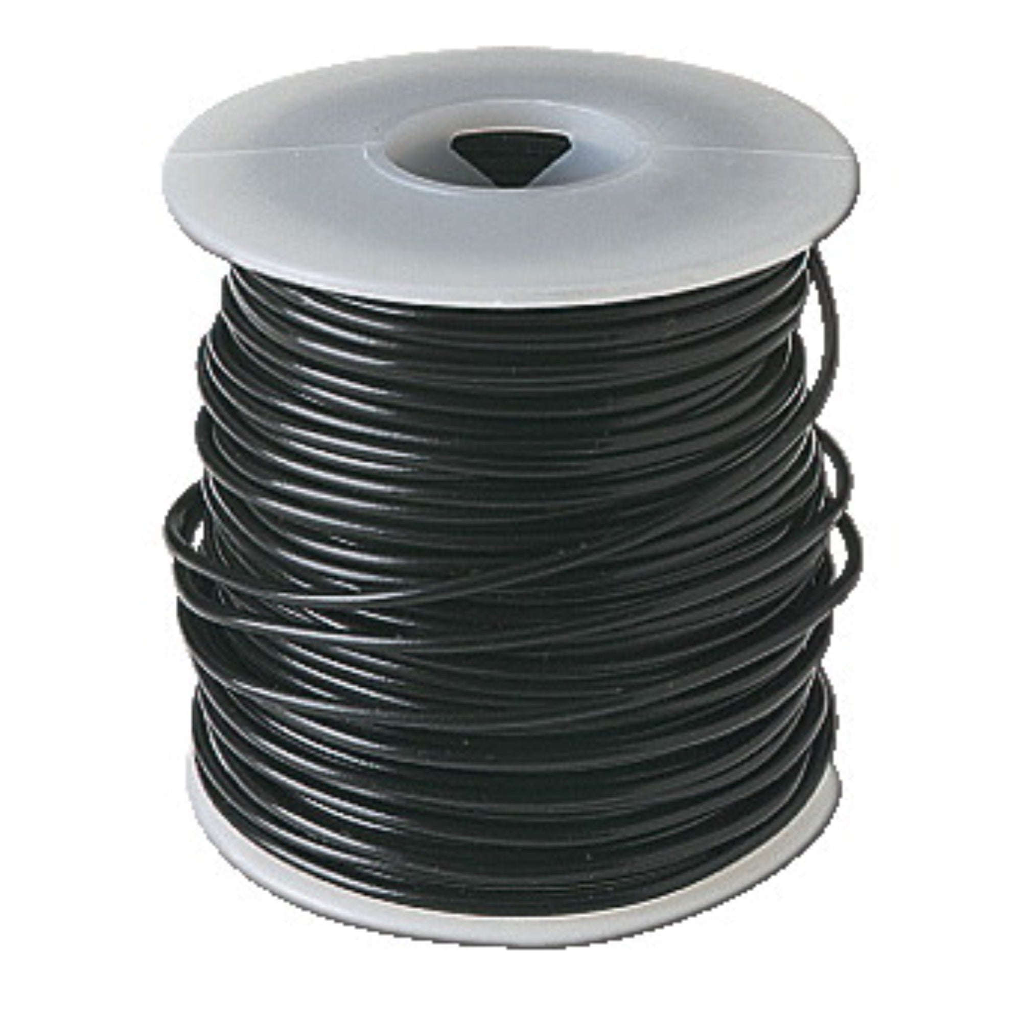 Frey Scientific Solid Conductor Pvc Coated Hookup Wire, 22 Gauge, Black, 100 Feet