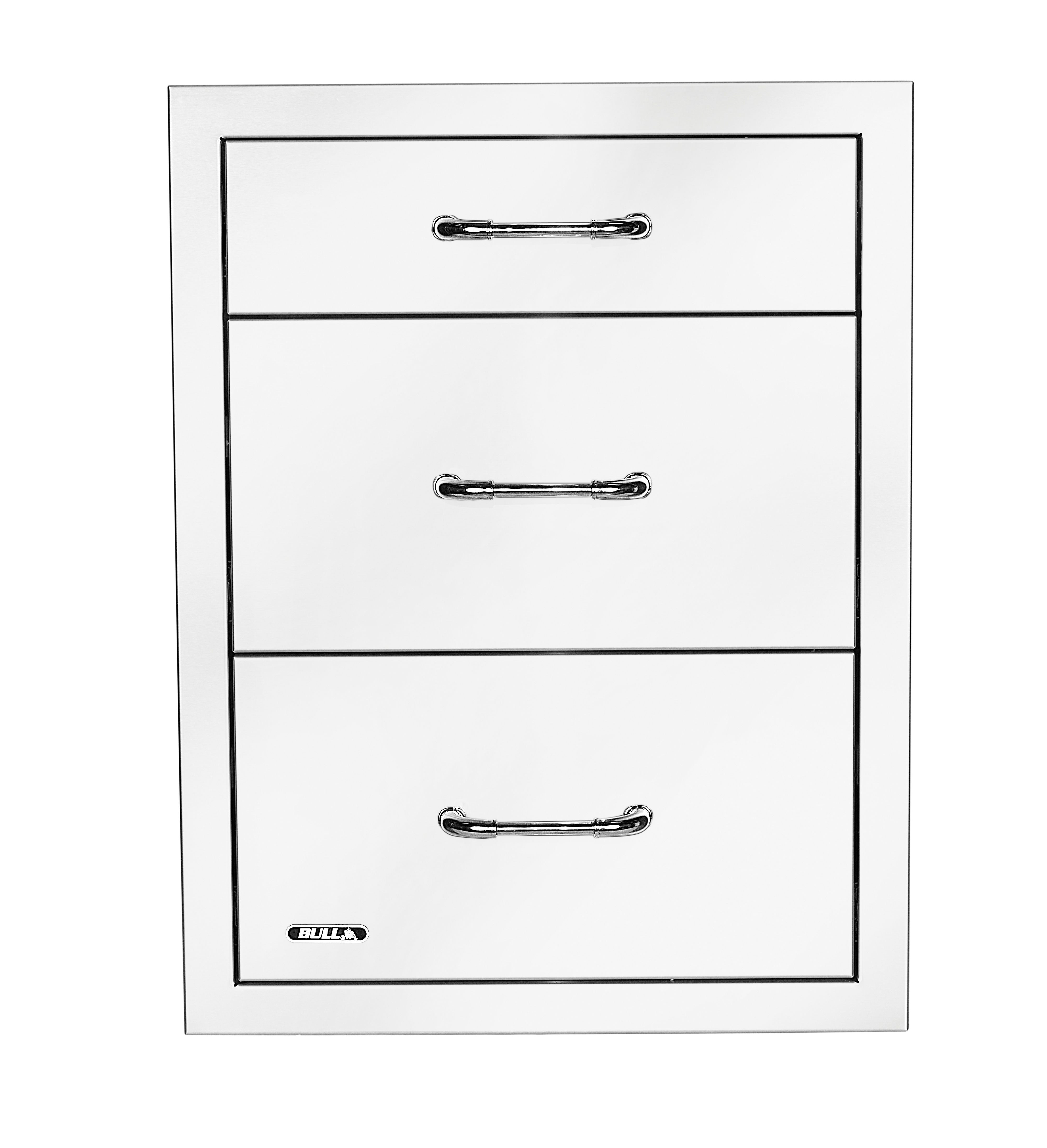 Stainless Steel Triple Drawer System