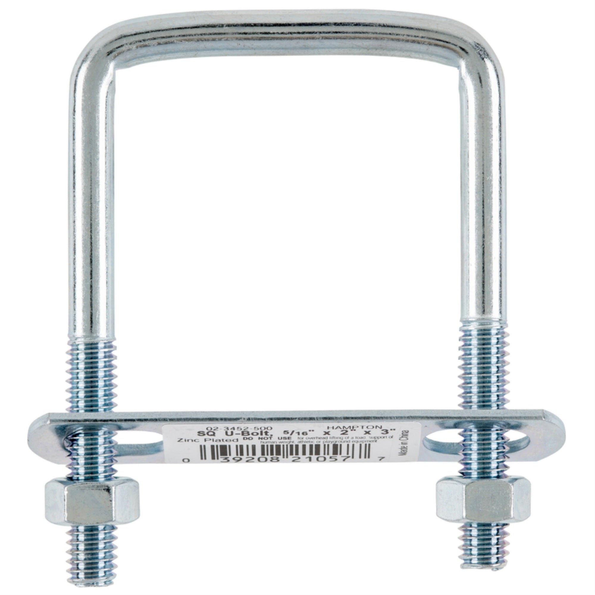 Bolt U Sq5/16X2X3 (Pack Of 10)