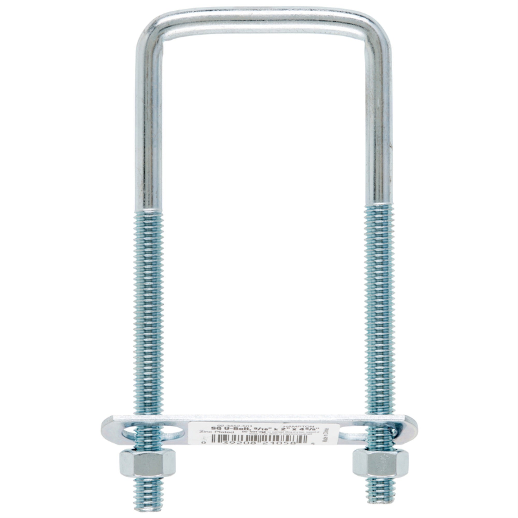 Bolt U Sq 5/16X2X4.75 (Pack Of 10)