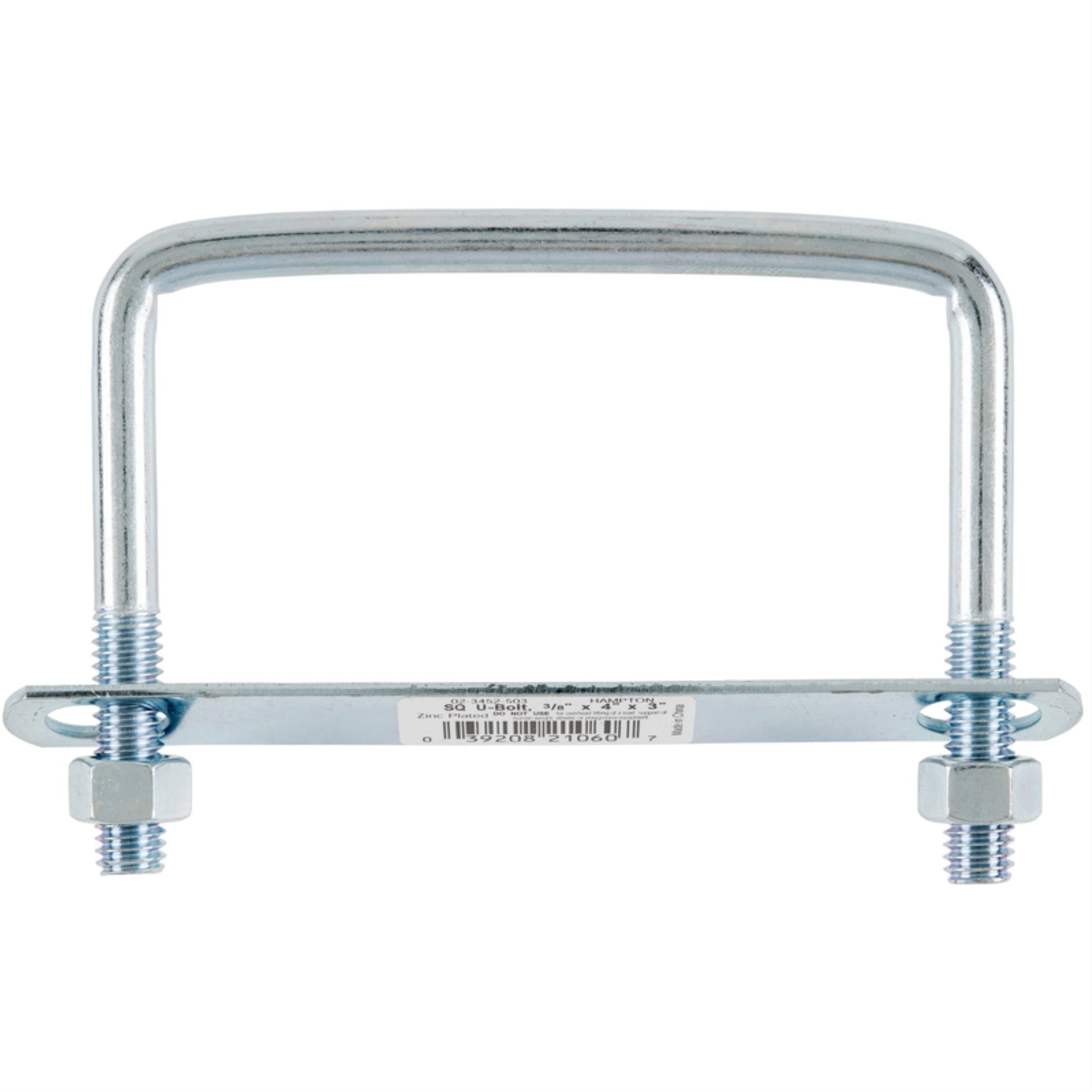 Bolt U Sq3/8X4X3 (Pack Of 10)