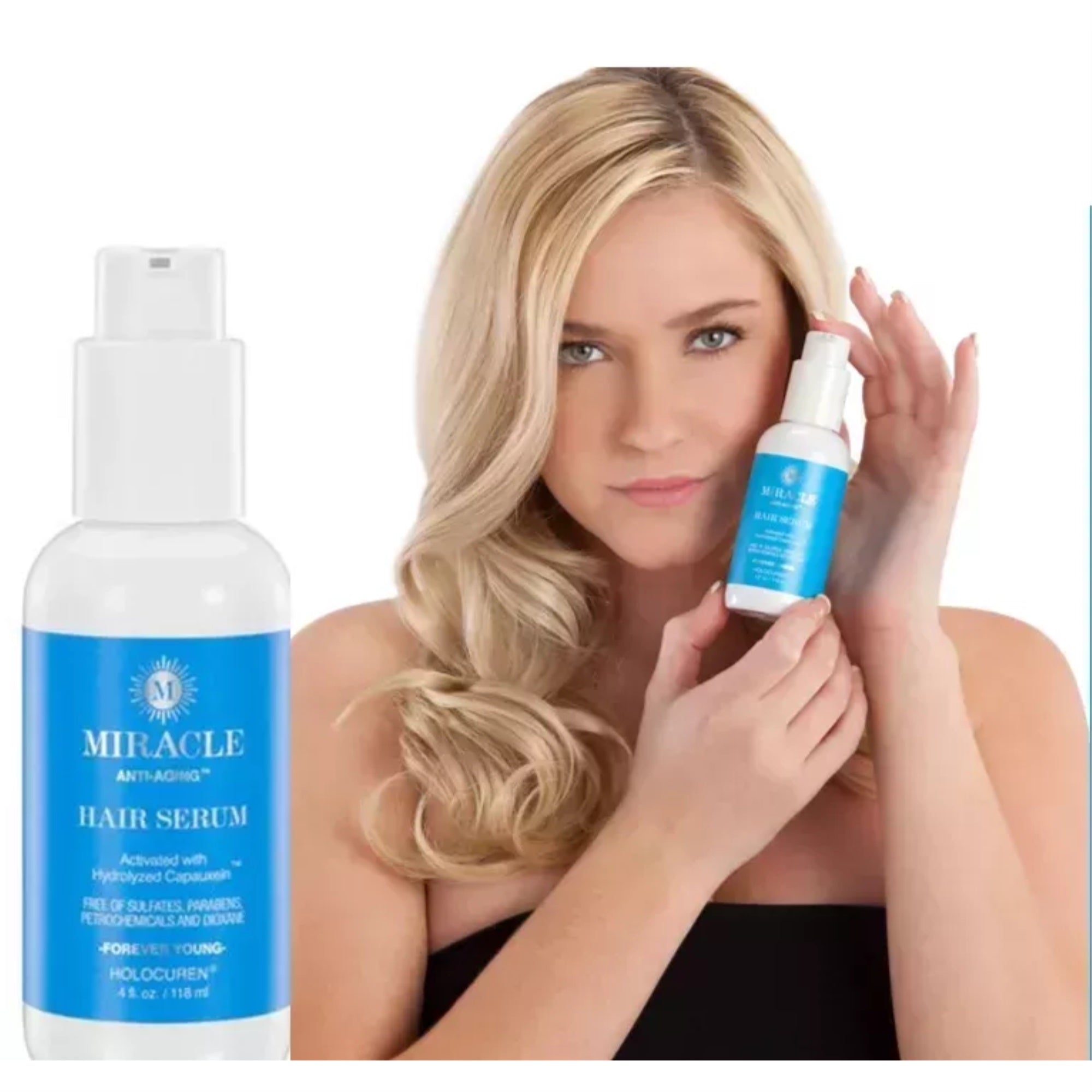 Miracle Anti-Aging Leave In Serum with European Capauxein, 4 oz