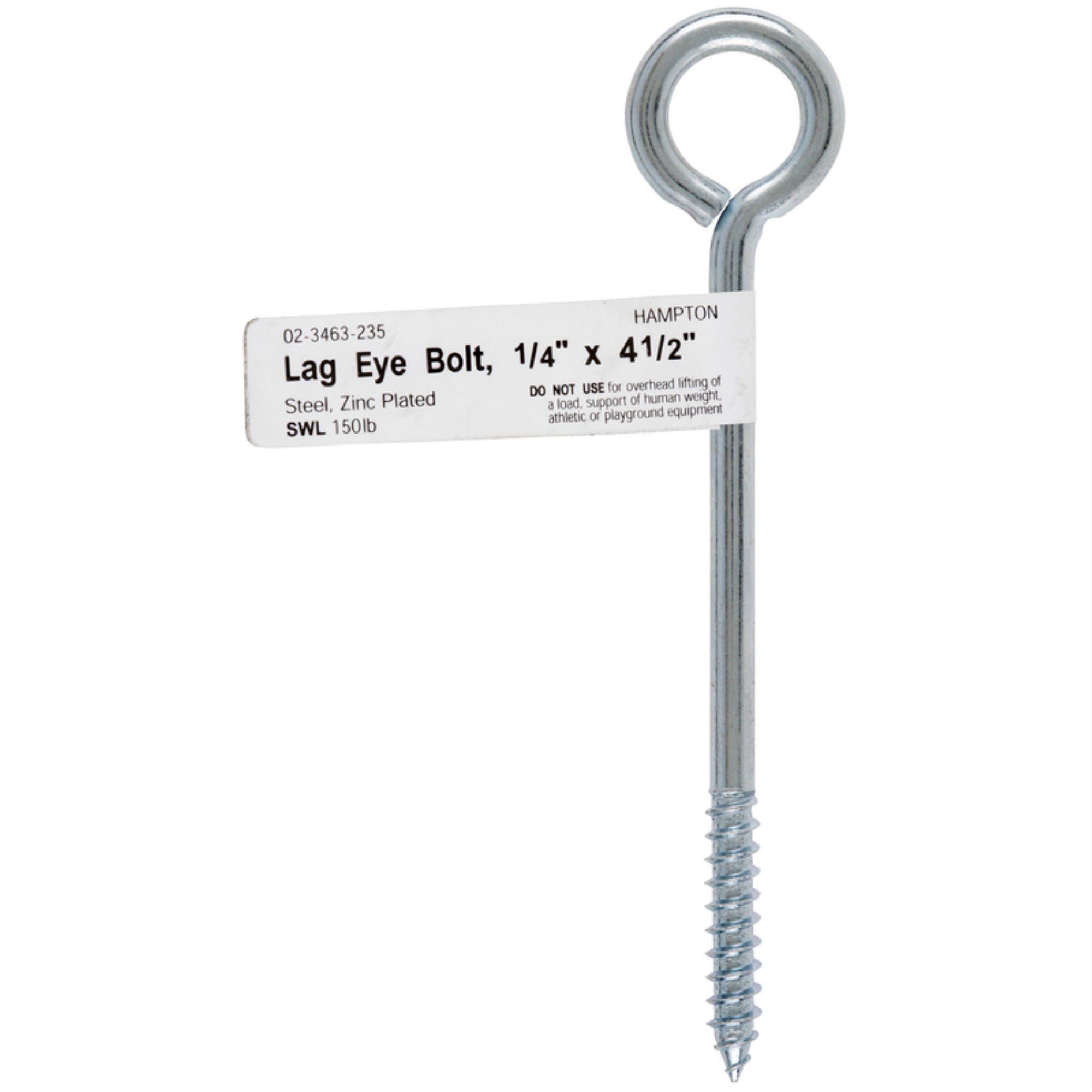 Bolt Eye Lag 1/4X4-1/2 (Pack Of 10)