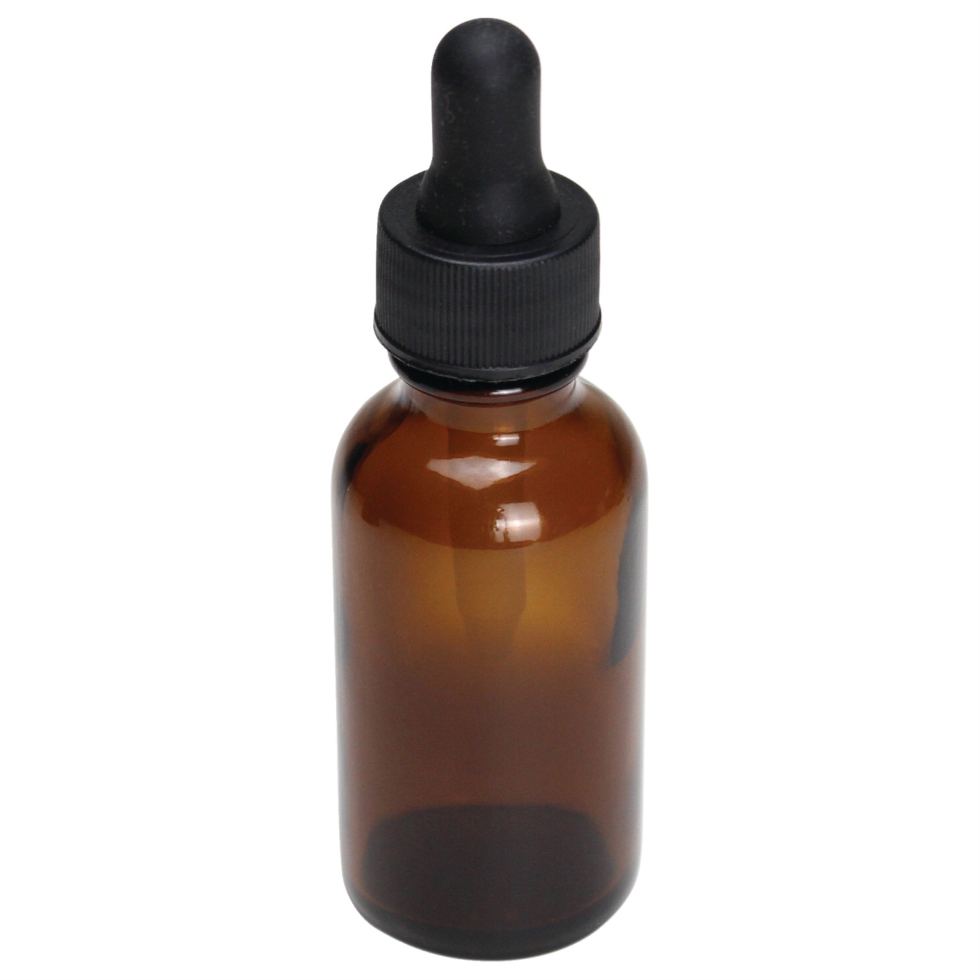 United Scientific Boston Round Amber Flint Bottles, 30 Ml, Pack Of 12