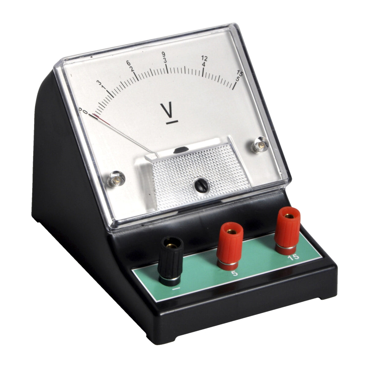 Frey Scientific Economy Dc Voltmeter Dual Range, 0-5V (0.1V); 0-15V (0.3V)