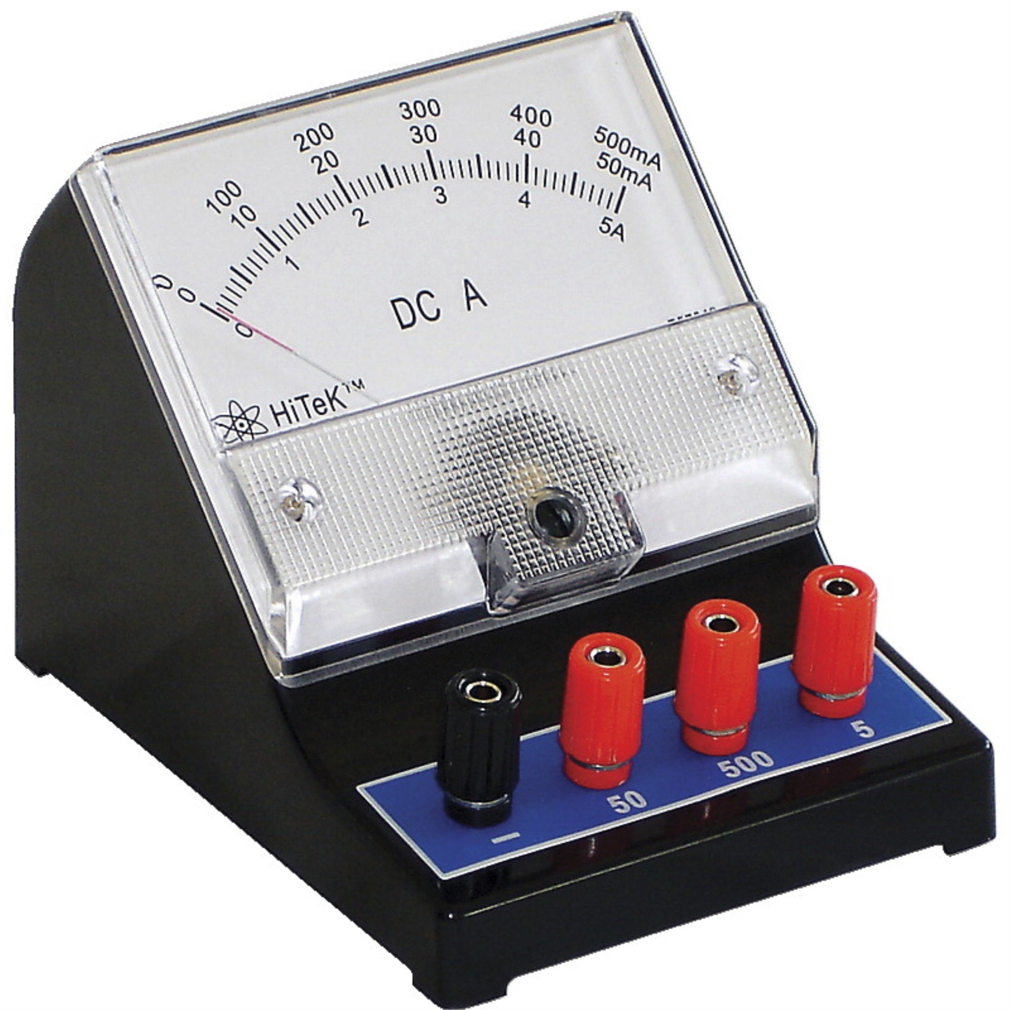 Frey Scientific Economy Dc Ammeter Triple Range, 0-50Ma (1Ma); 0-500Ma (10Ma); 0-5A (0.1A)