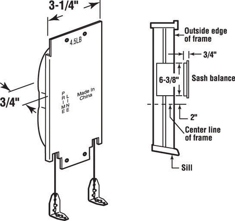 Sash Balance - 12# (Pack Of 1)