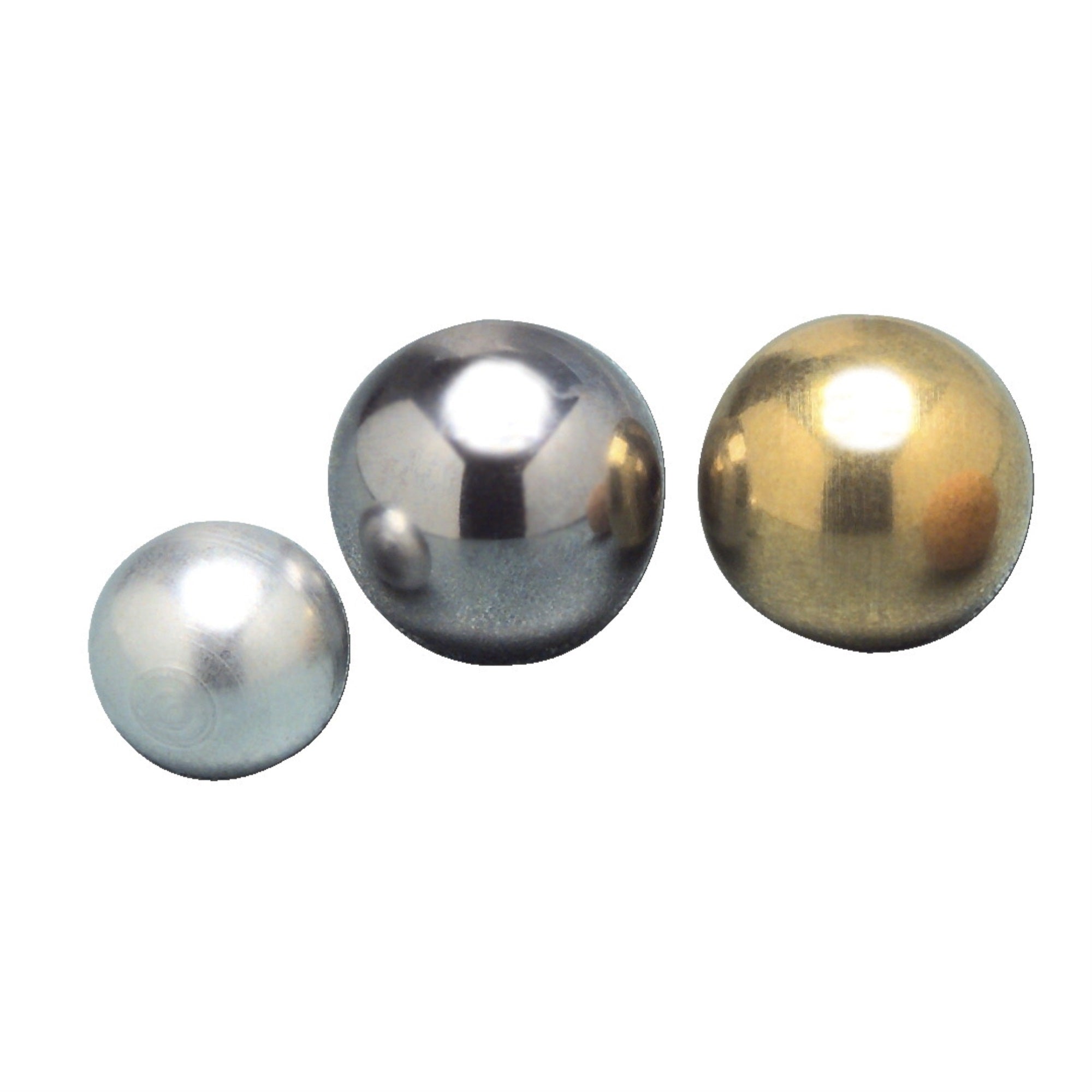 Frey Scientific Physics Balls, Aluminum, Drilled - 0.75 Inches In Diameter, Pack Of 10
