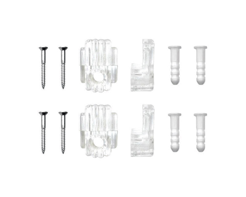 Mirror Clip W/Ancr 3/16 (Pack Of 1)