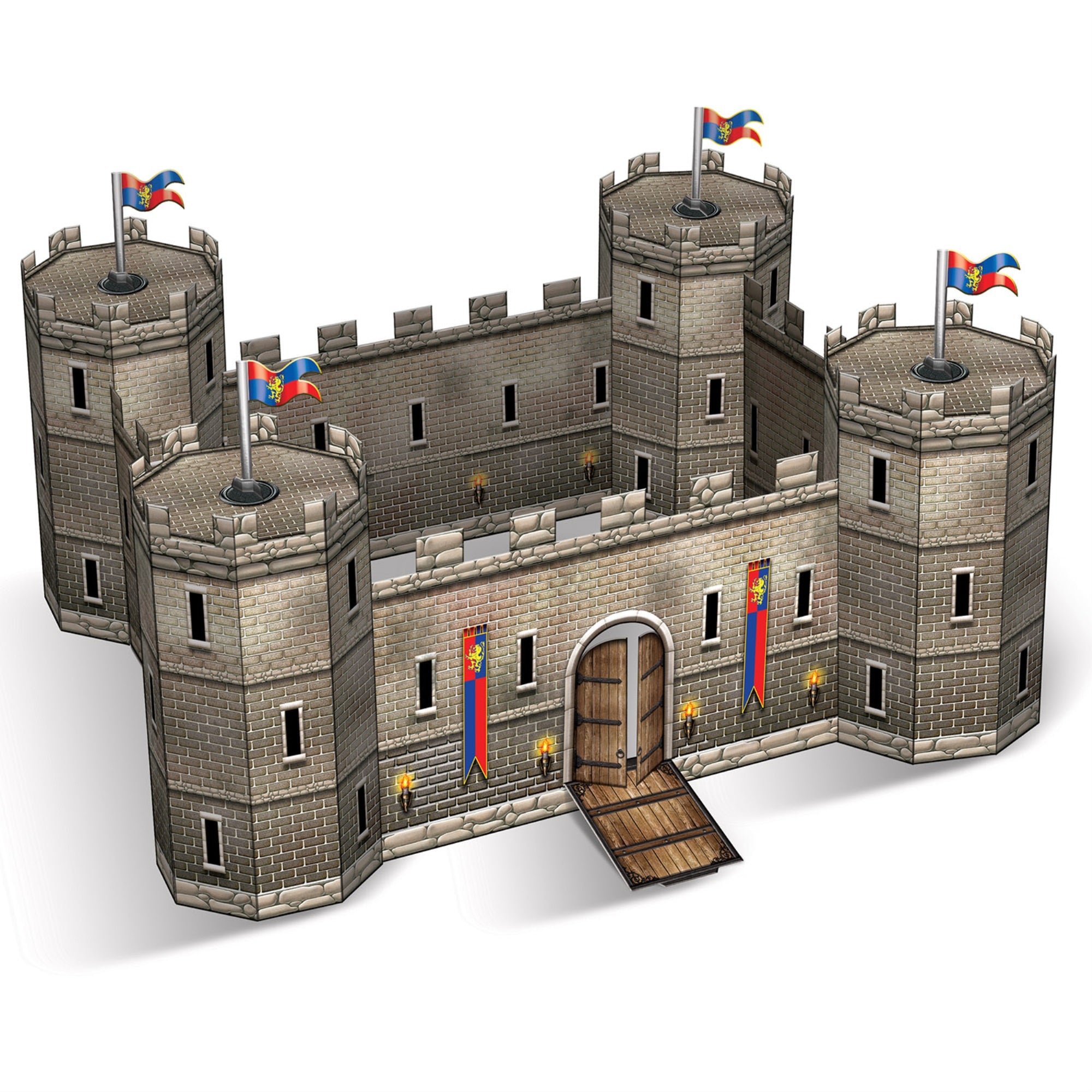 3-D Castle Centerpiece, (Pack Of 12)