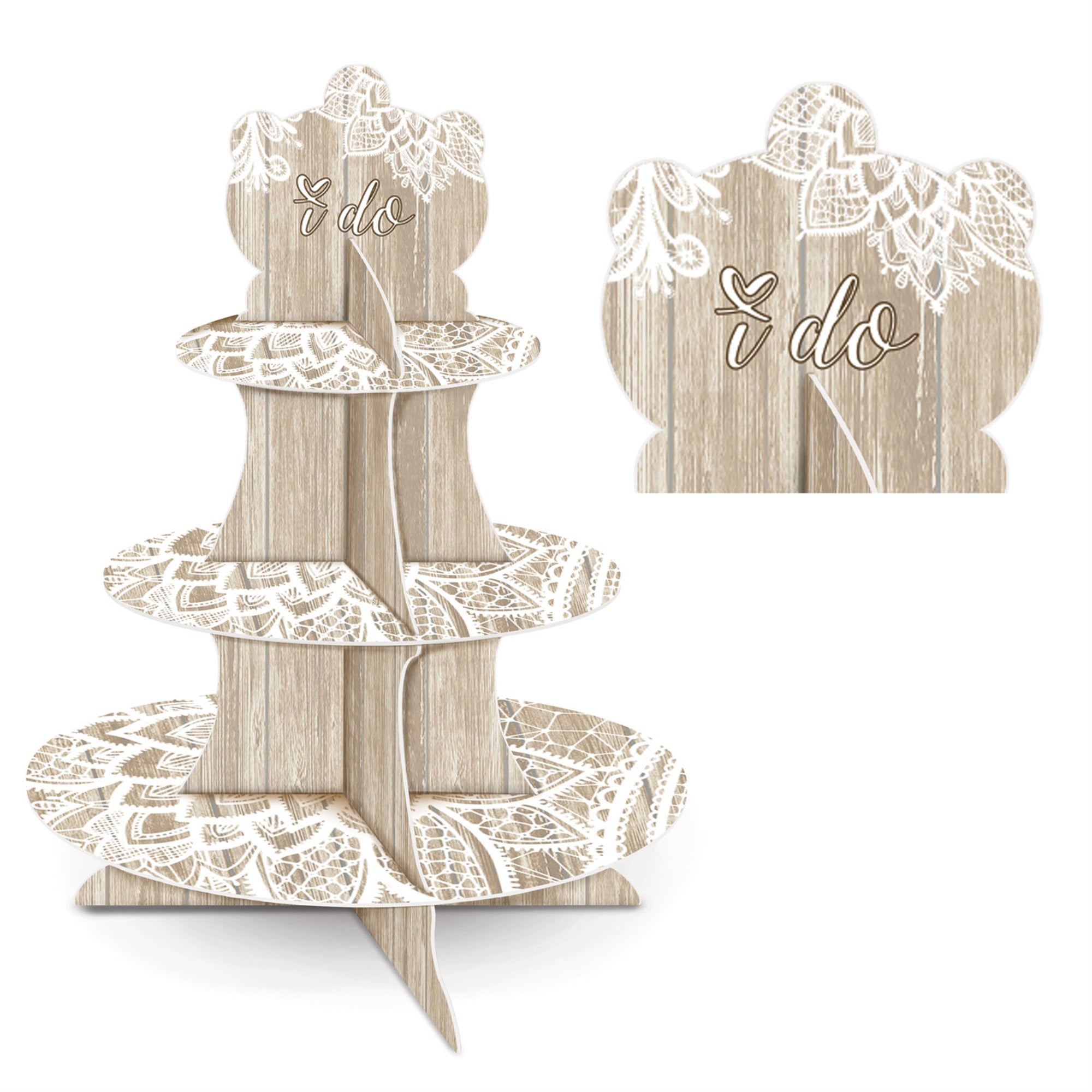 Wedding Cupcake Stand, (Pack Of 12)