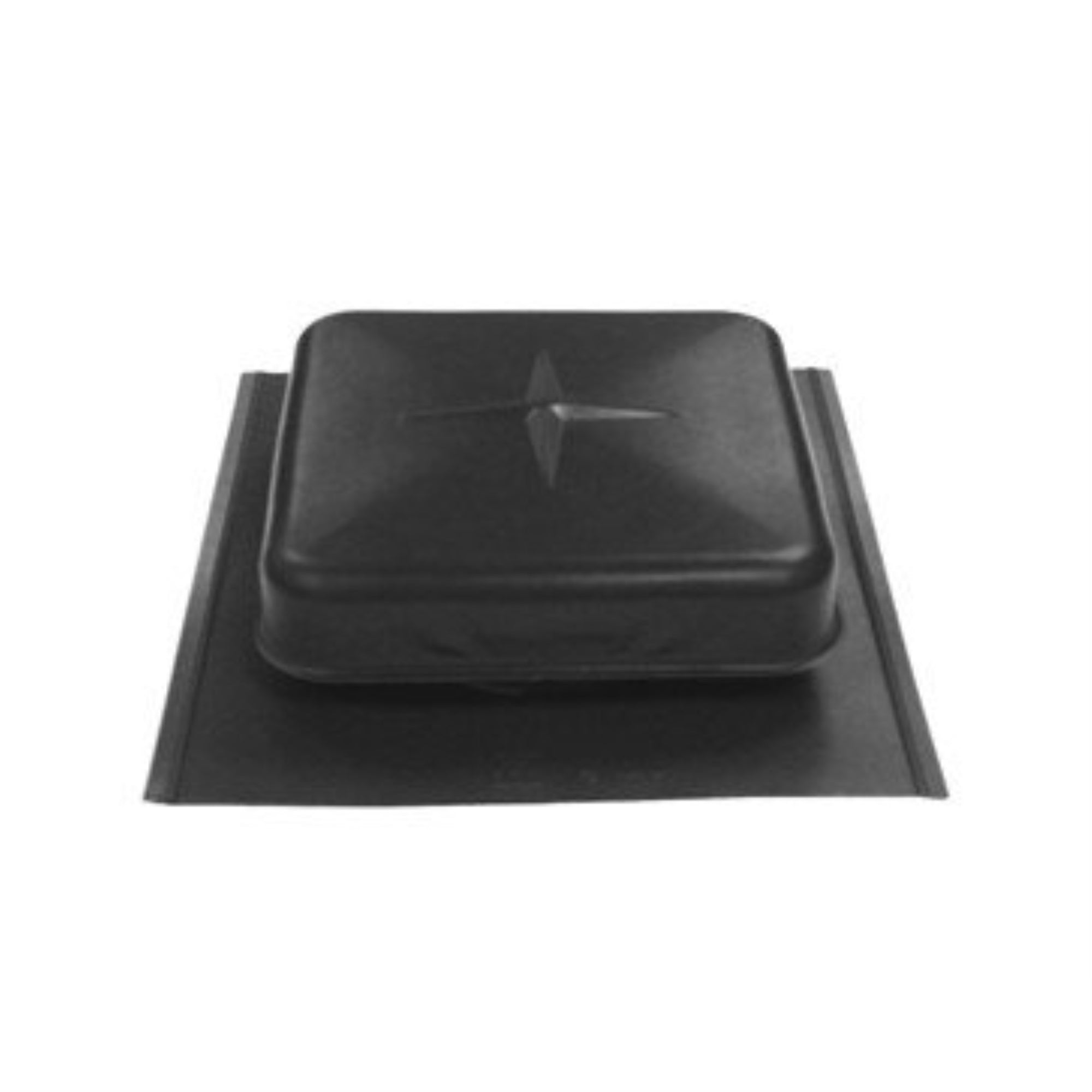5939160 Roof Vent Sq Blk Airhawk Air Vent Galvanized Aluminum Square Metal Roof Vent (Pack Of 12)