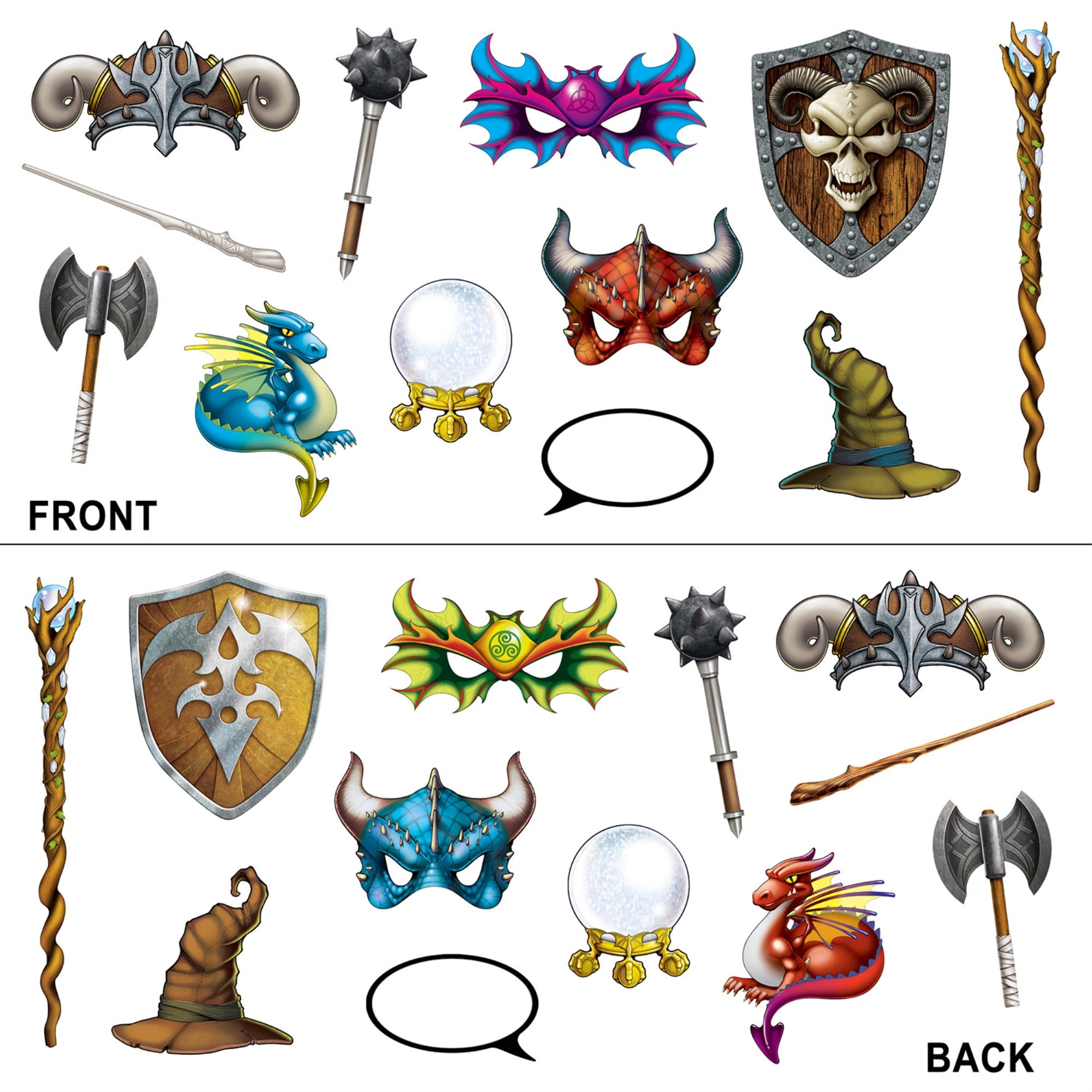 Fantasy Photo Fun Signs, (Pack Of 12)