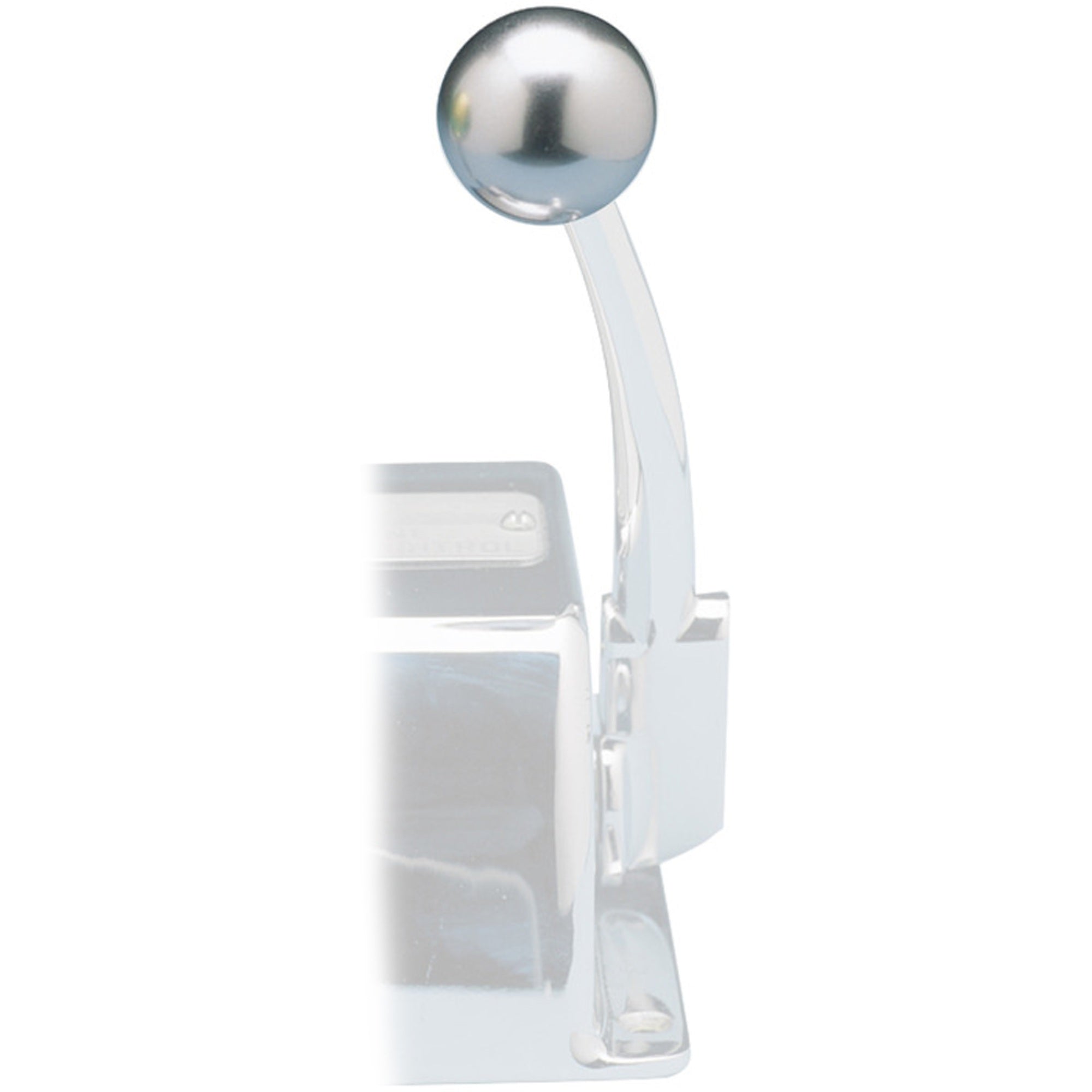 Rupp Control Knob Silver For  Morse Controls (3/8-24 Thread)