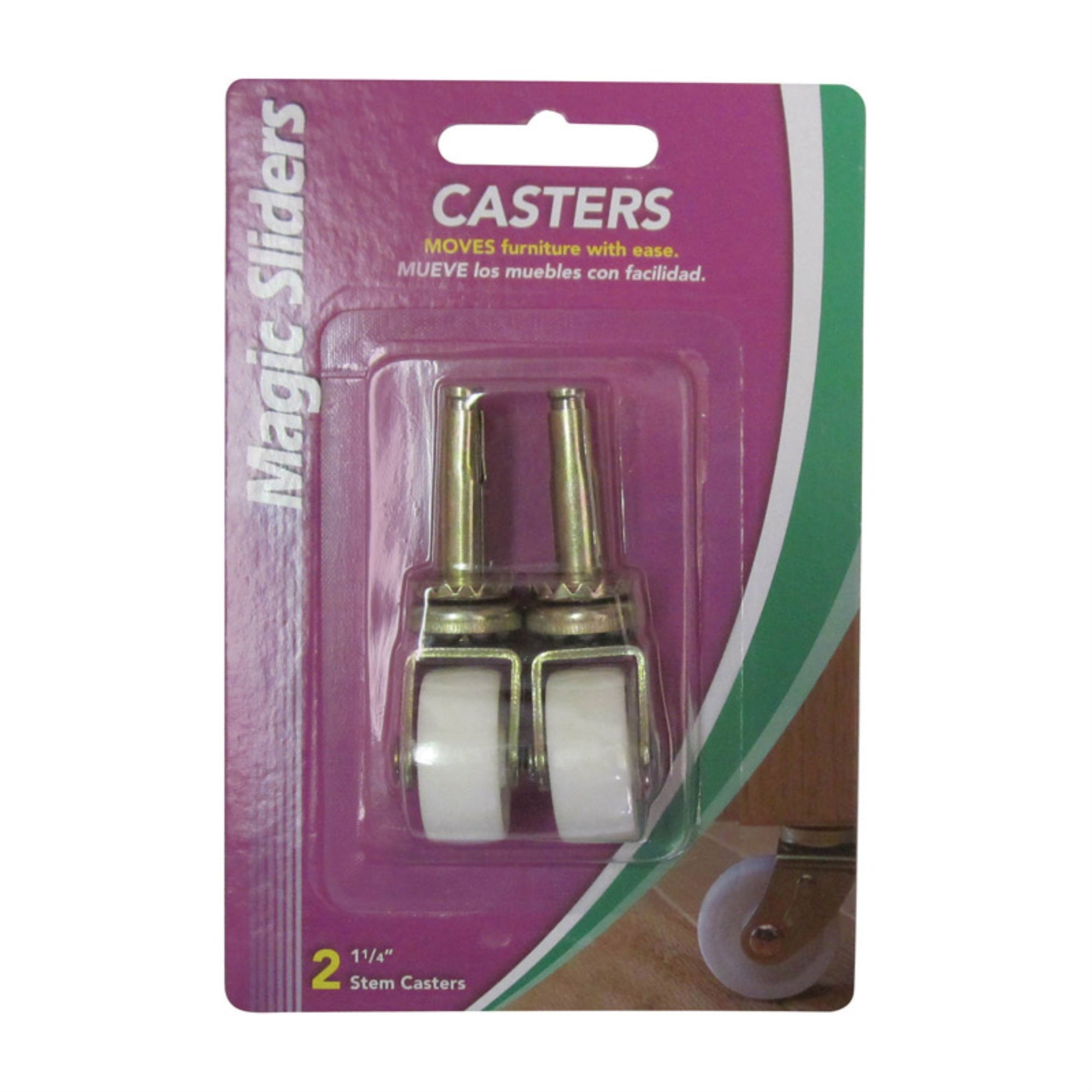 Caster W/Stem 1.25 (Pack Of 4)