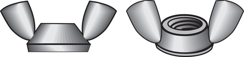 Nut Wing 1/4 Ss 50Pk (Pack Of 1)