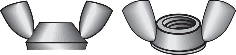 Nut Wing 3/8 Ss 50Pk (Pack Of 1)