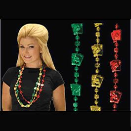 Cards and Dice Bead Necklace Pack of 12