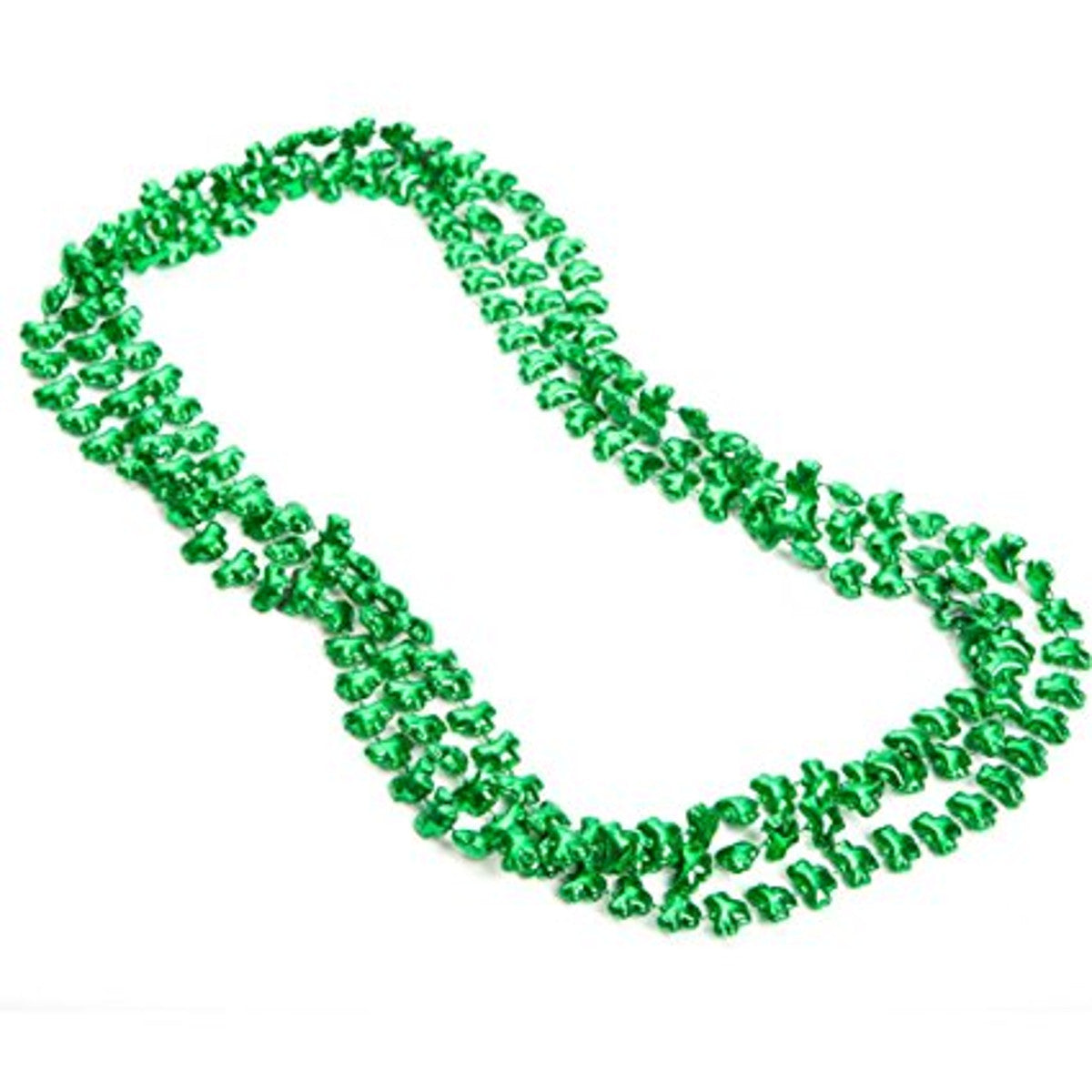 Shamrock Beaded Necklaces Pack of 12