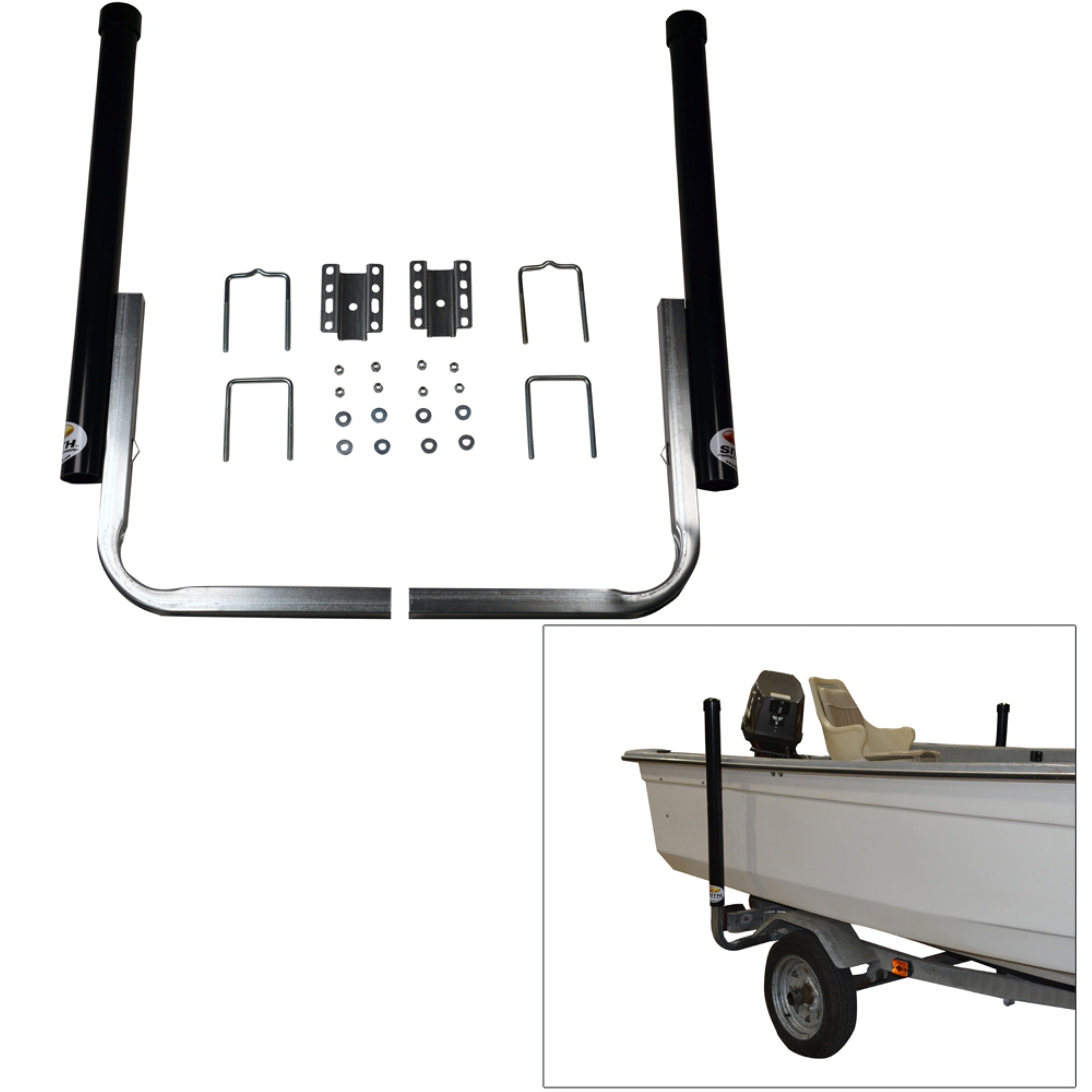 Ce Smith 40' Pvc Post Guide On Black