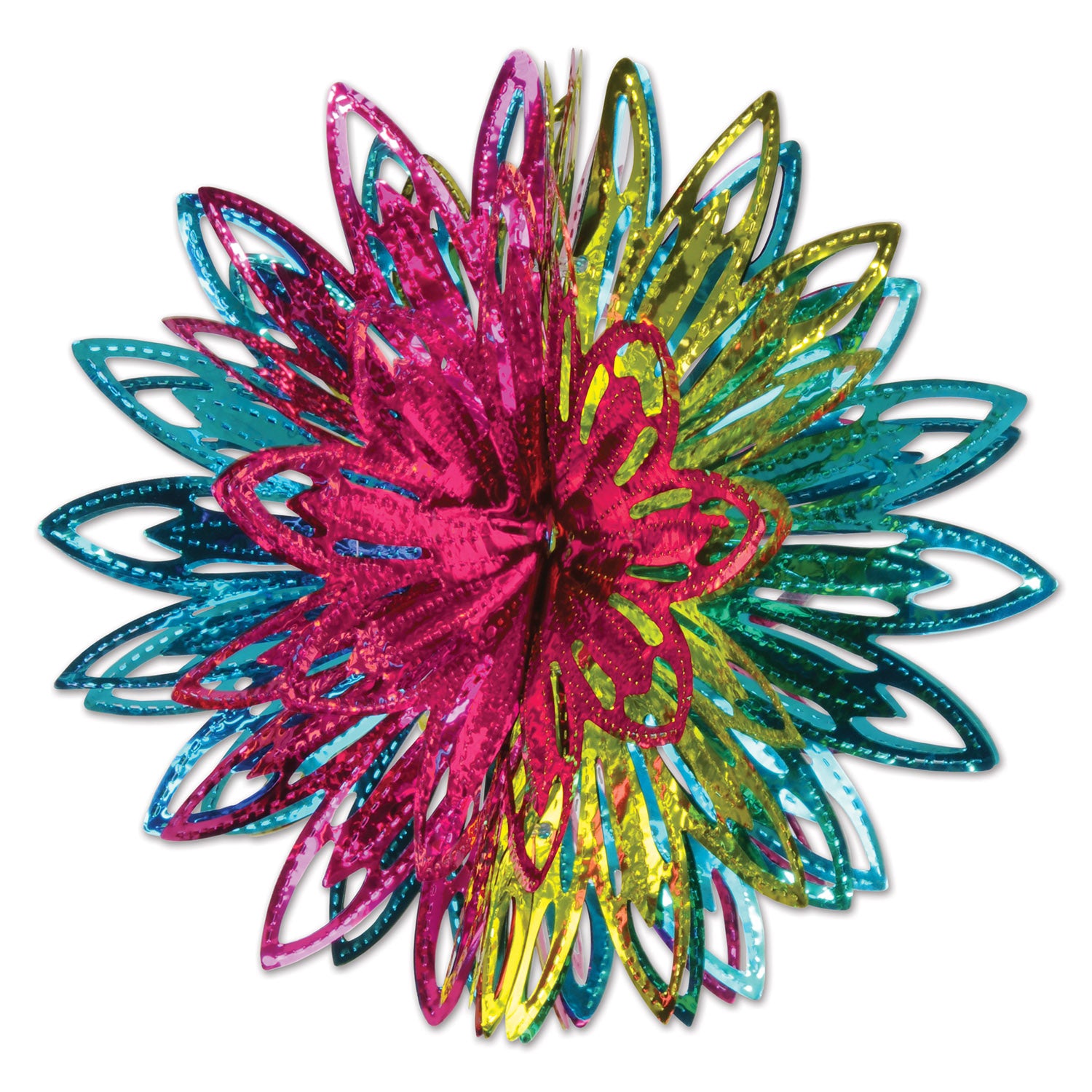 Metallic Starburst Balls