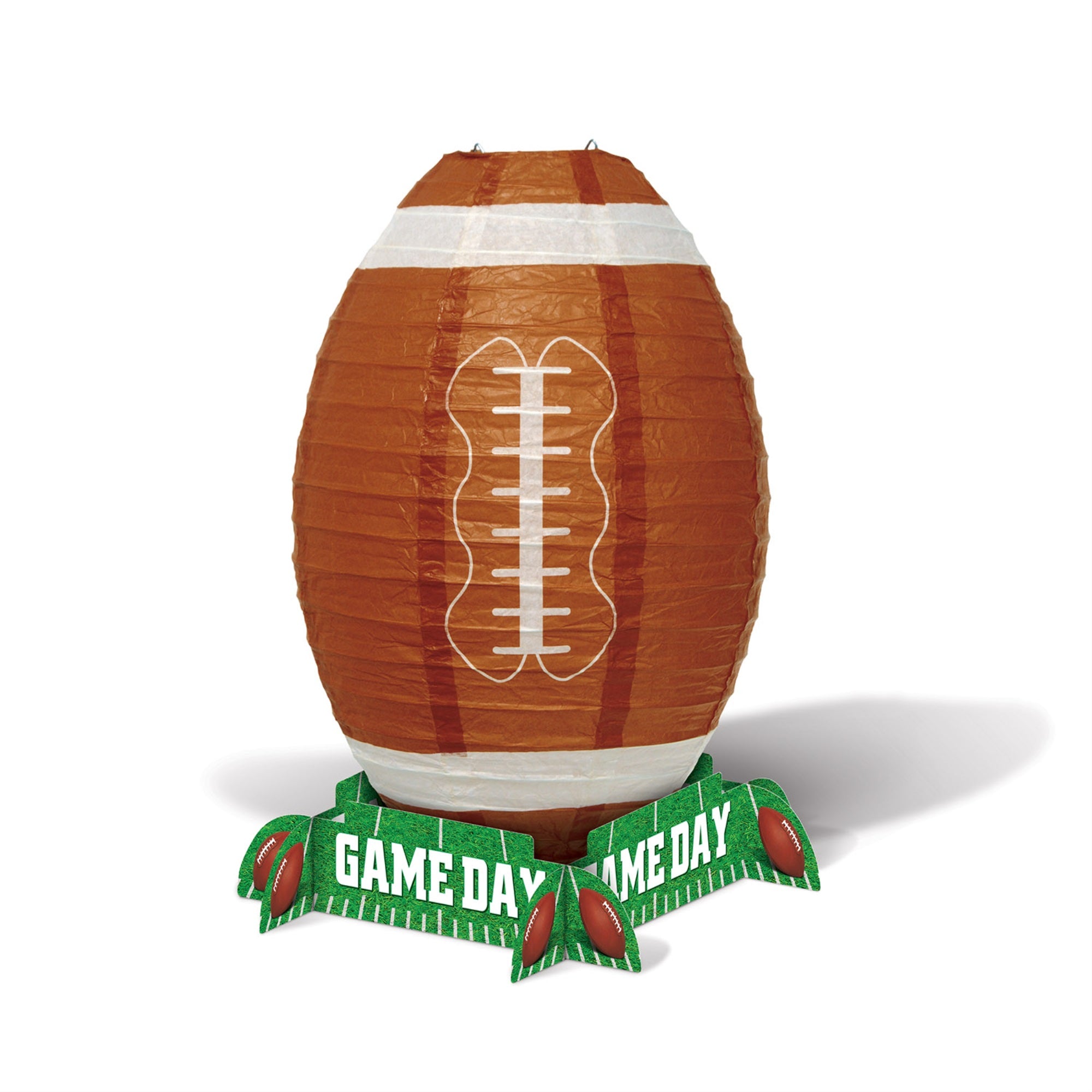 Game Day Football Lantern Centerpiece, (Pack Of 12)
