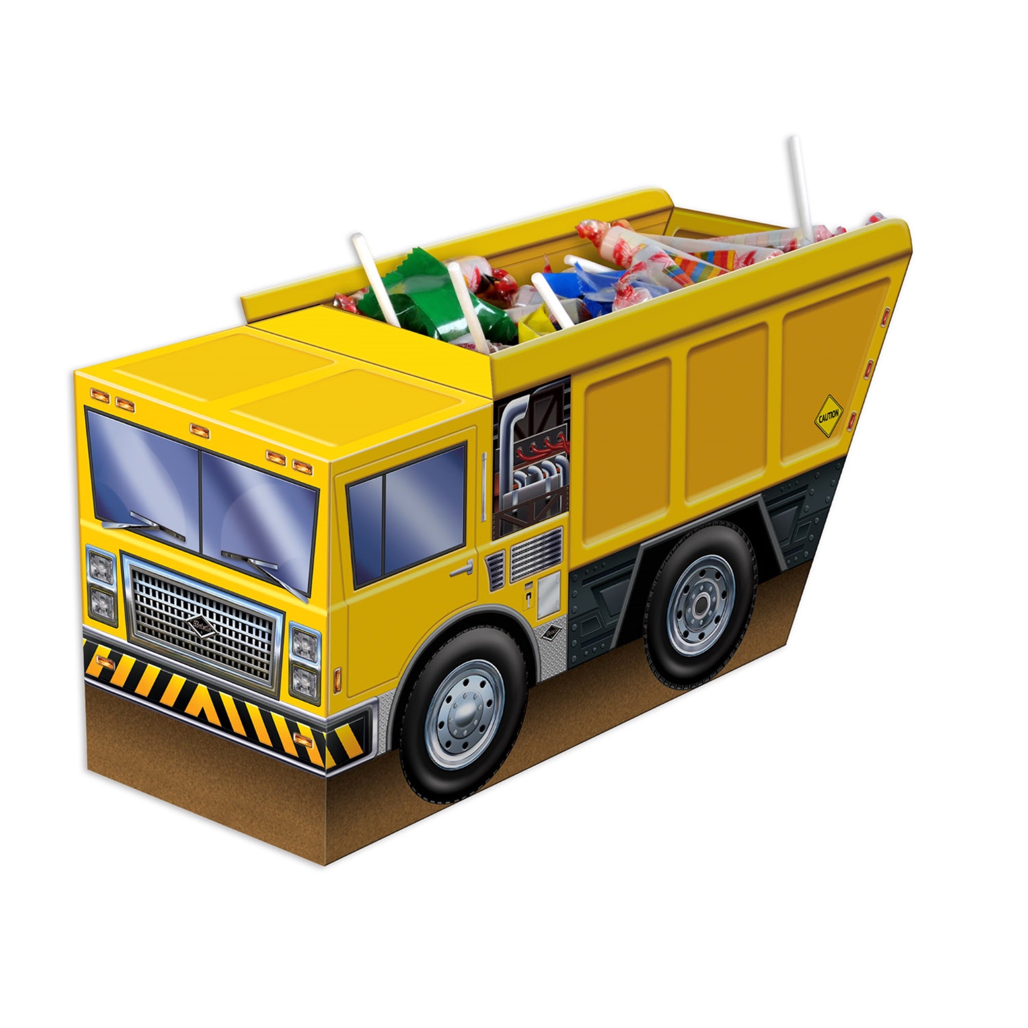 3-D Dump Truck Centerpiece, (Pack Of 12)