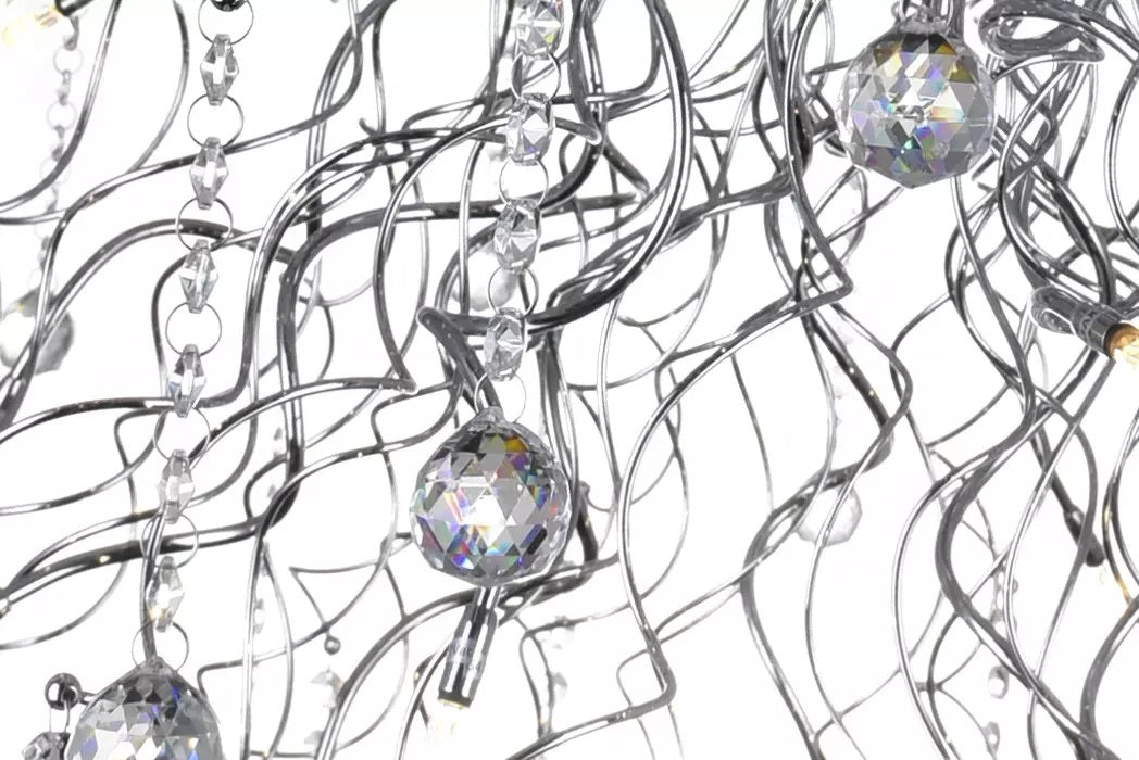 48 Light  Chandelier With Chrome Finish