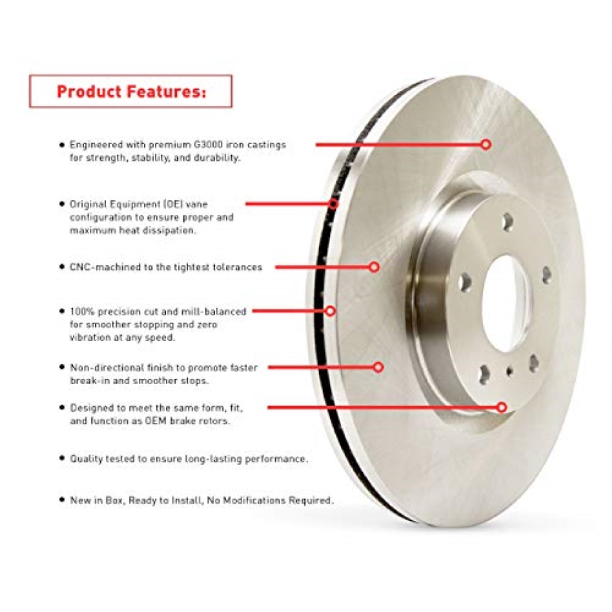 Brake Rotor -E-Line Oem Blank 600-02121D