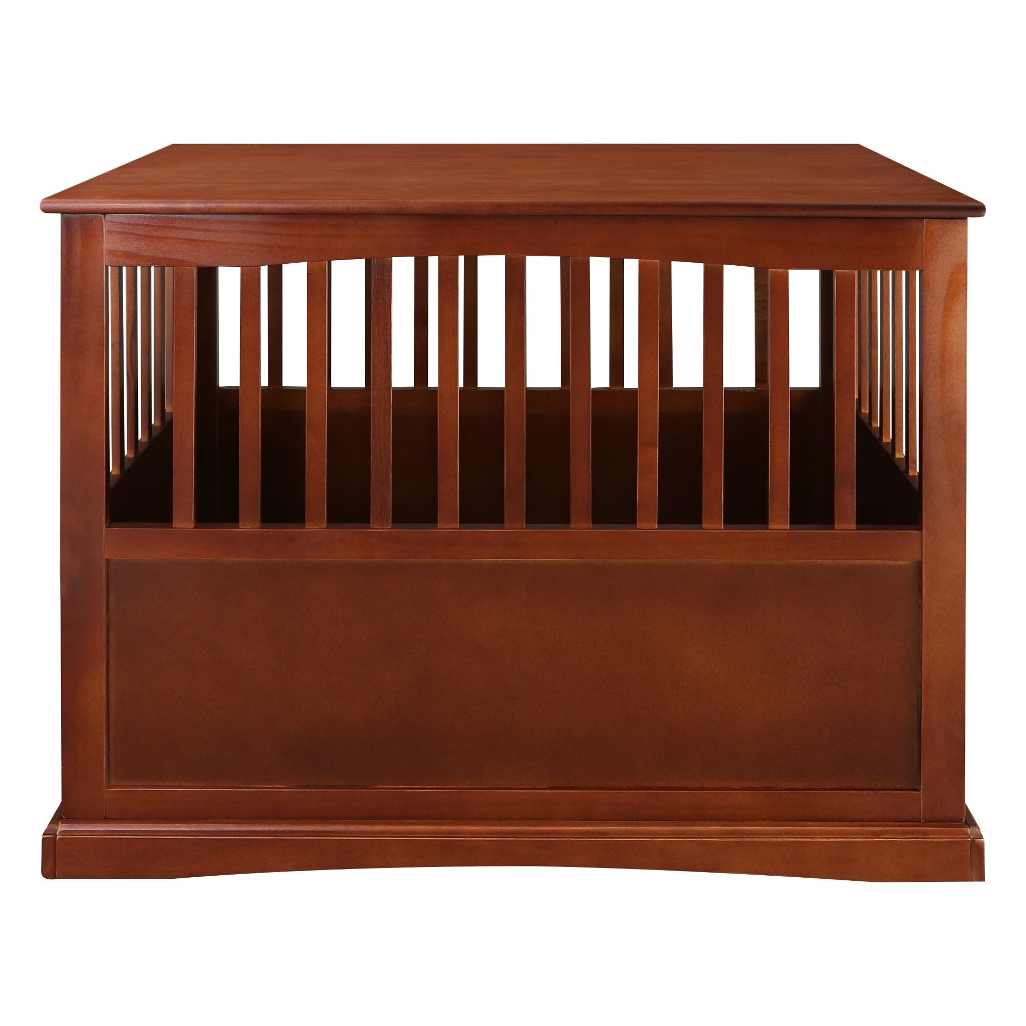 Pet Crate End Table - Walnut
