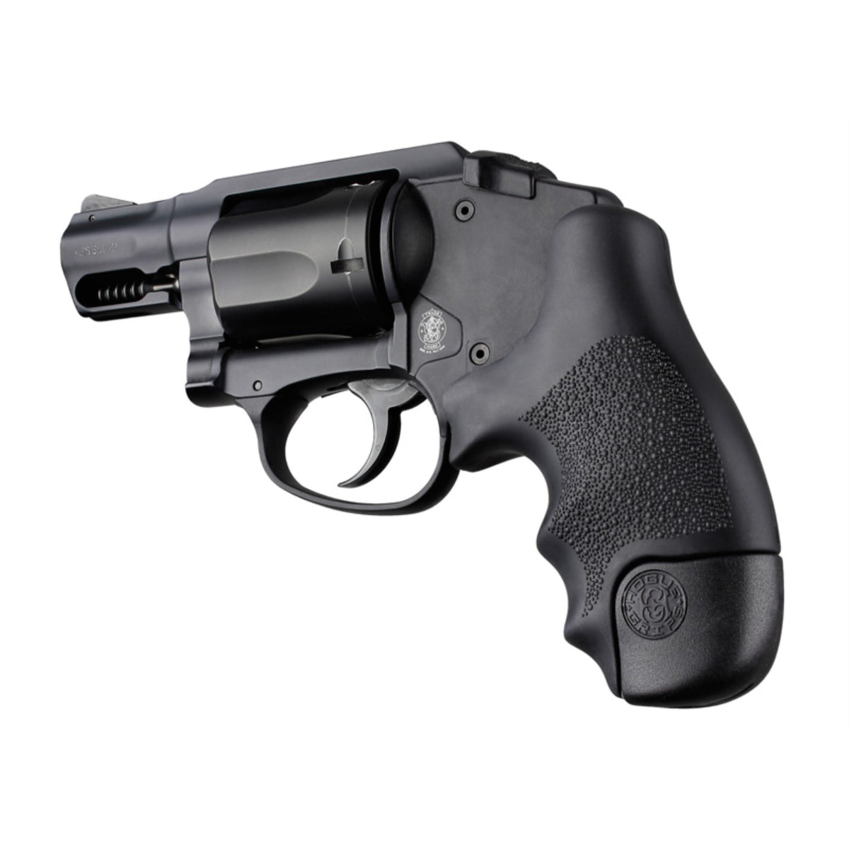 Hogue S&W J Frame Round Butt Centennial Polymer Bodyguard Rubber Tamer Grip Black