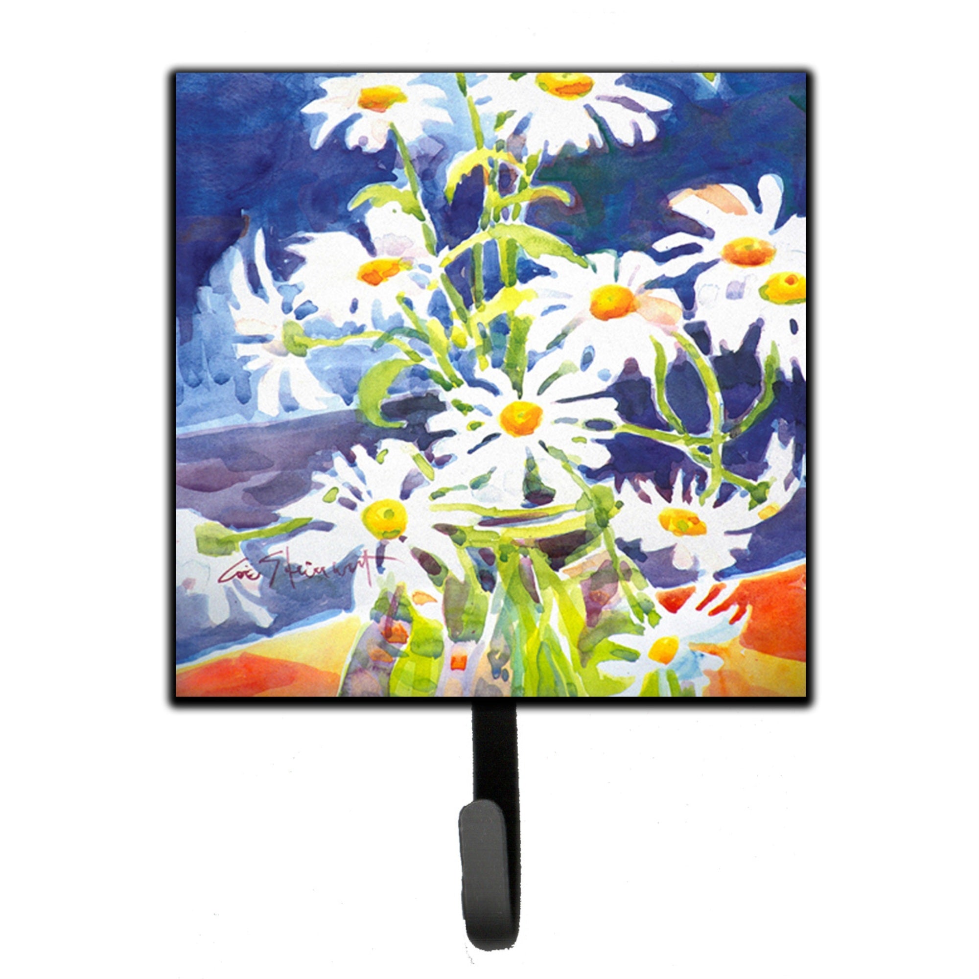Caroline'S Treasures 6003Sh4 Flowers-Daisy Leash Or Key Holder, Small, Multicolor