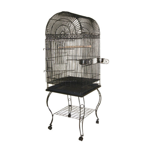 20'X20' Economy Dome Top Cage 600A Black
