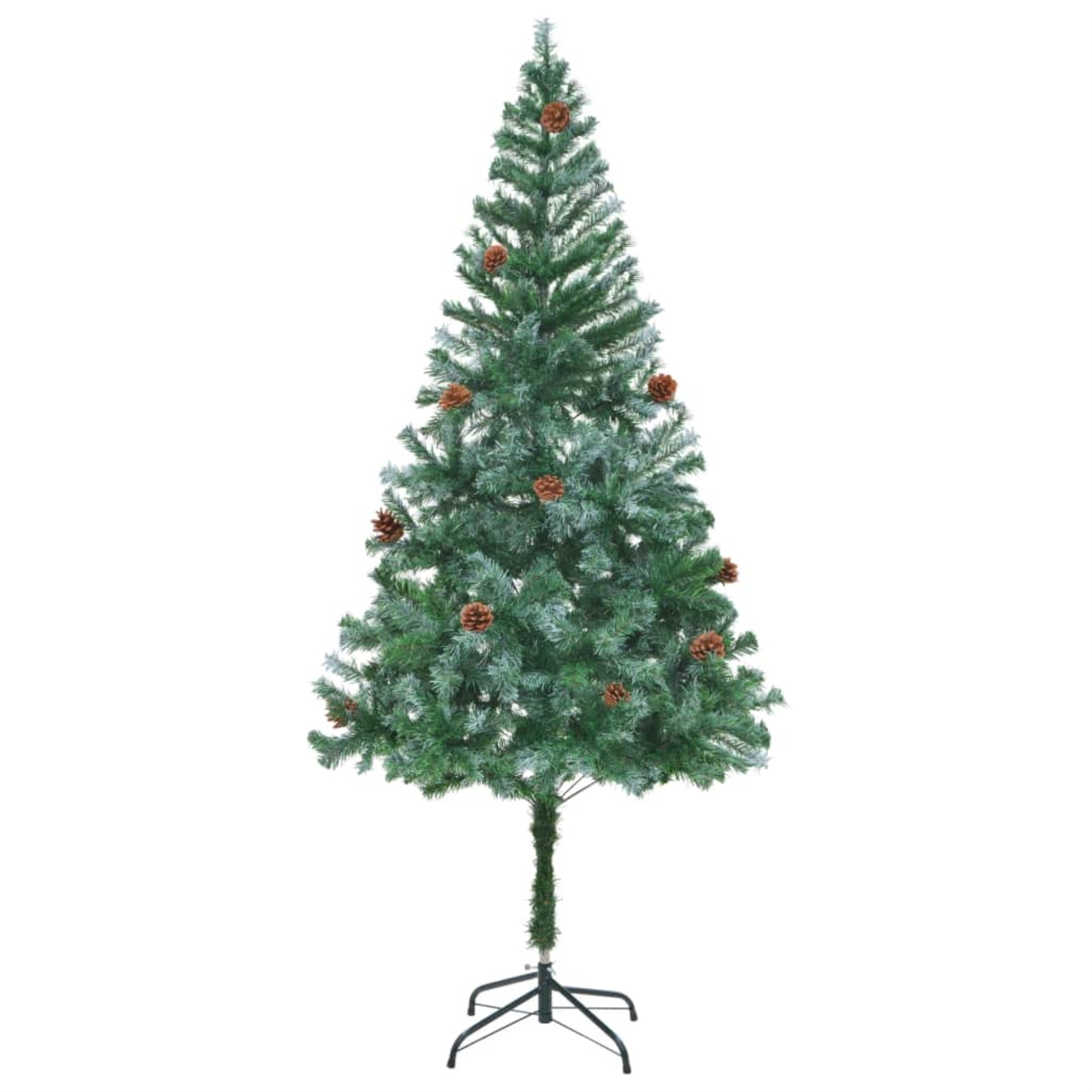 Vidaxl Artificial Christmas Tree With Pinecones 70.9'