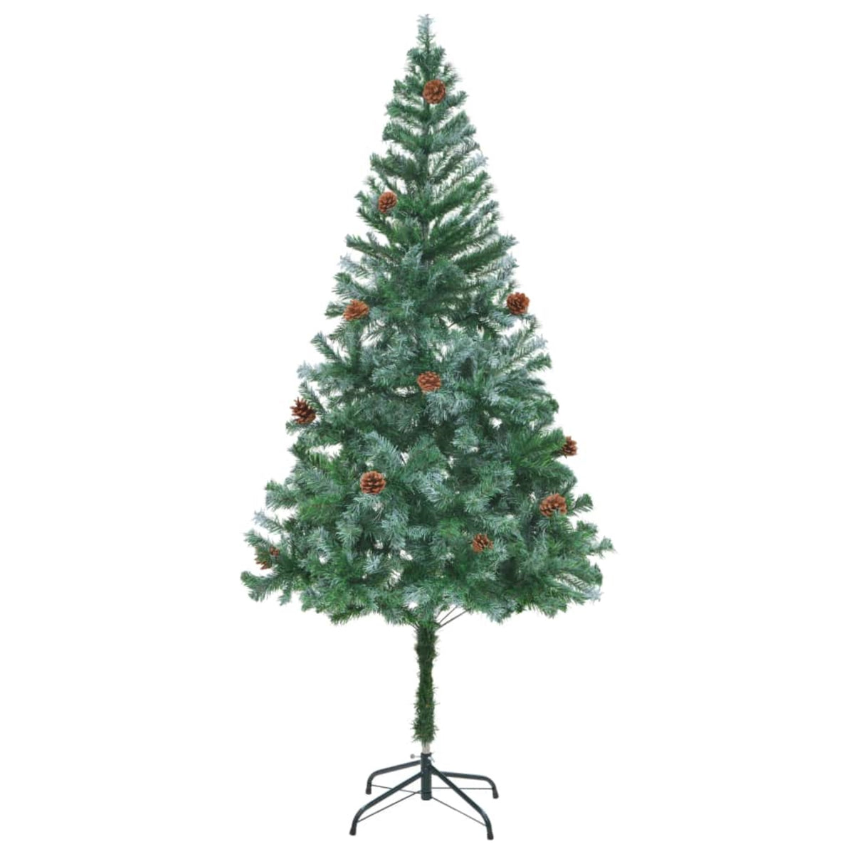 Vidaxl Artificial Christmas Tree With Pinecones 70.9'