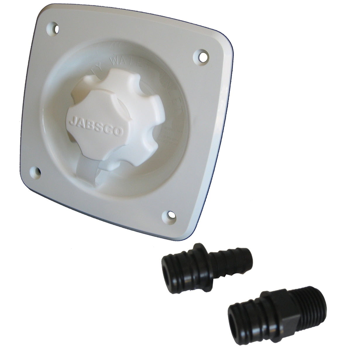 Jabsco 45Psi Water Pressure Regulator Flush Mount White