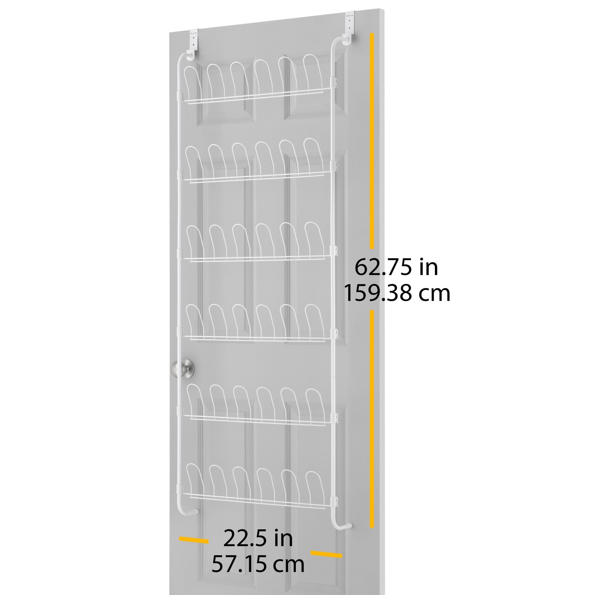 Whitmor 18-Pair Over the Door Shoe Rack