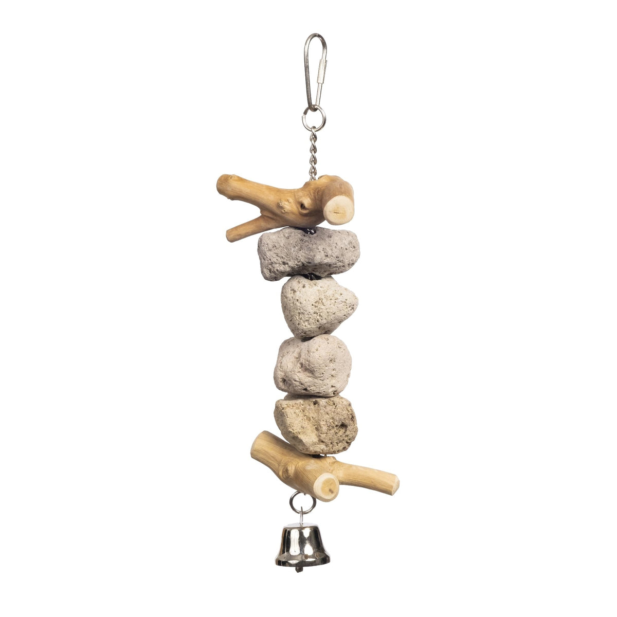Prevue Prevue Pet Products Block Rock - Naturals Sound & Movement Bird Toy 60240