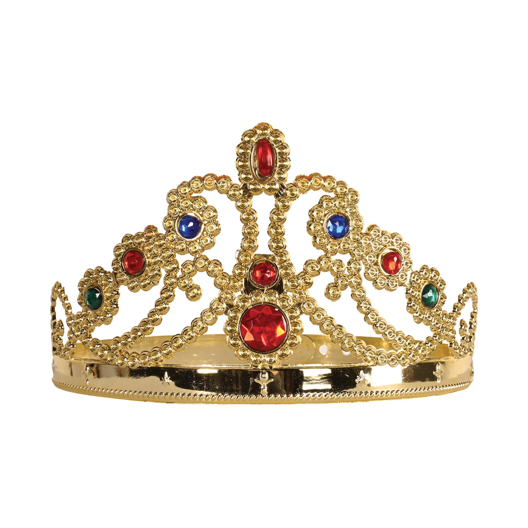Plastic Jeweled Queen's Tiara (Pack of 12)