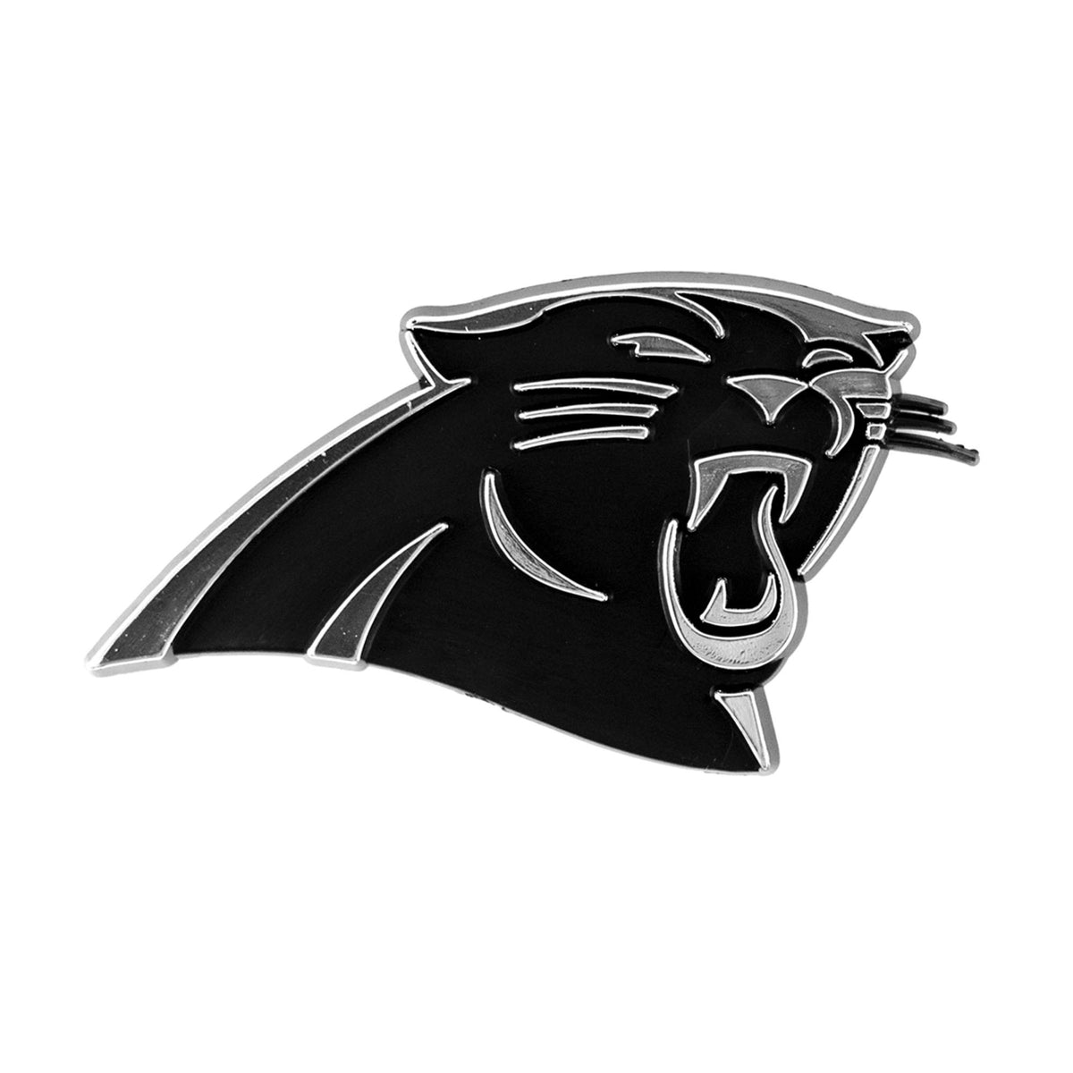 Fanmats, Nfl - Carolina Panthers Molded Chrome Emblem
