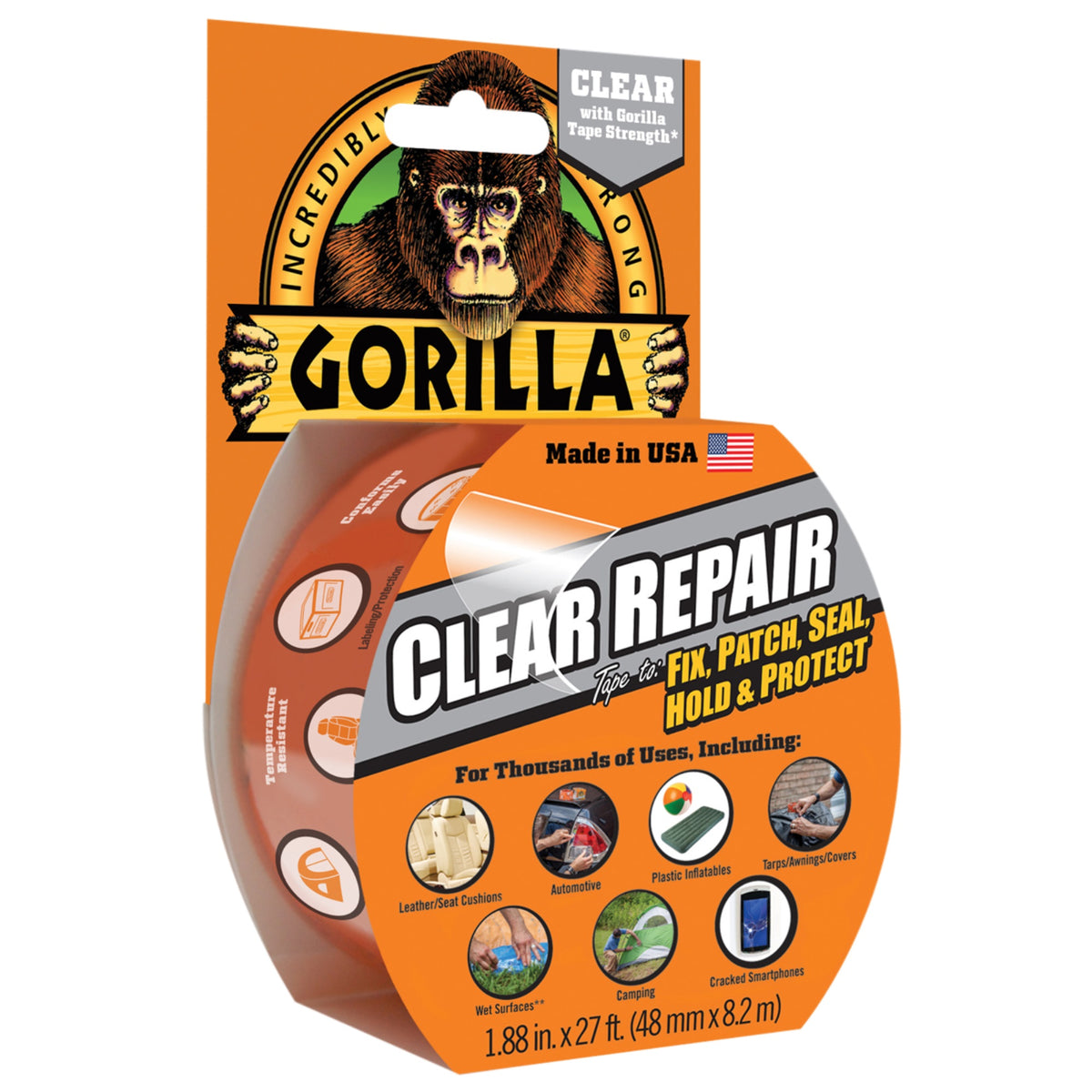 Gorilla Repair Tape Clear 27 Foot