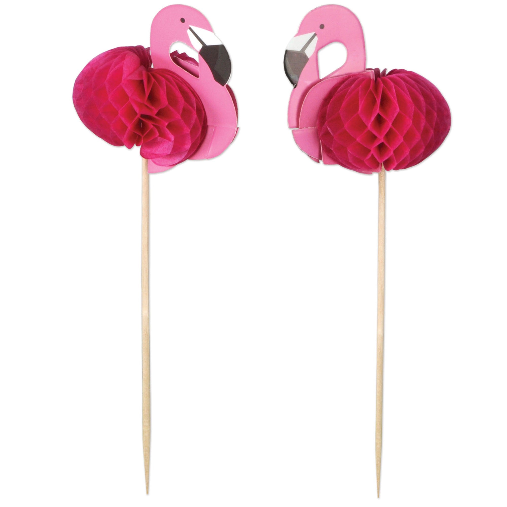 Flamingo Picks, (Pack Of 12)
